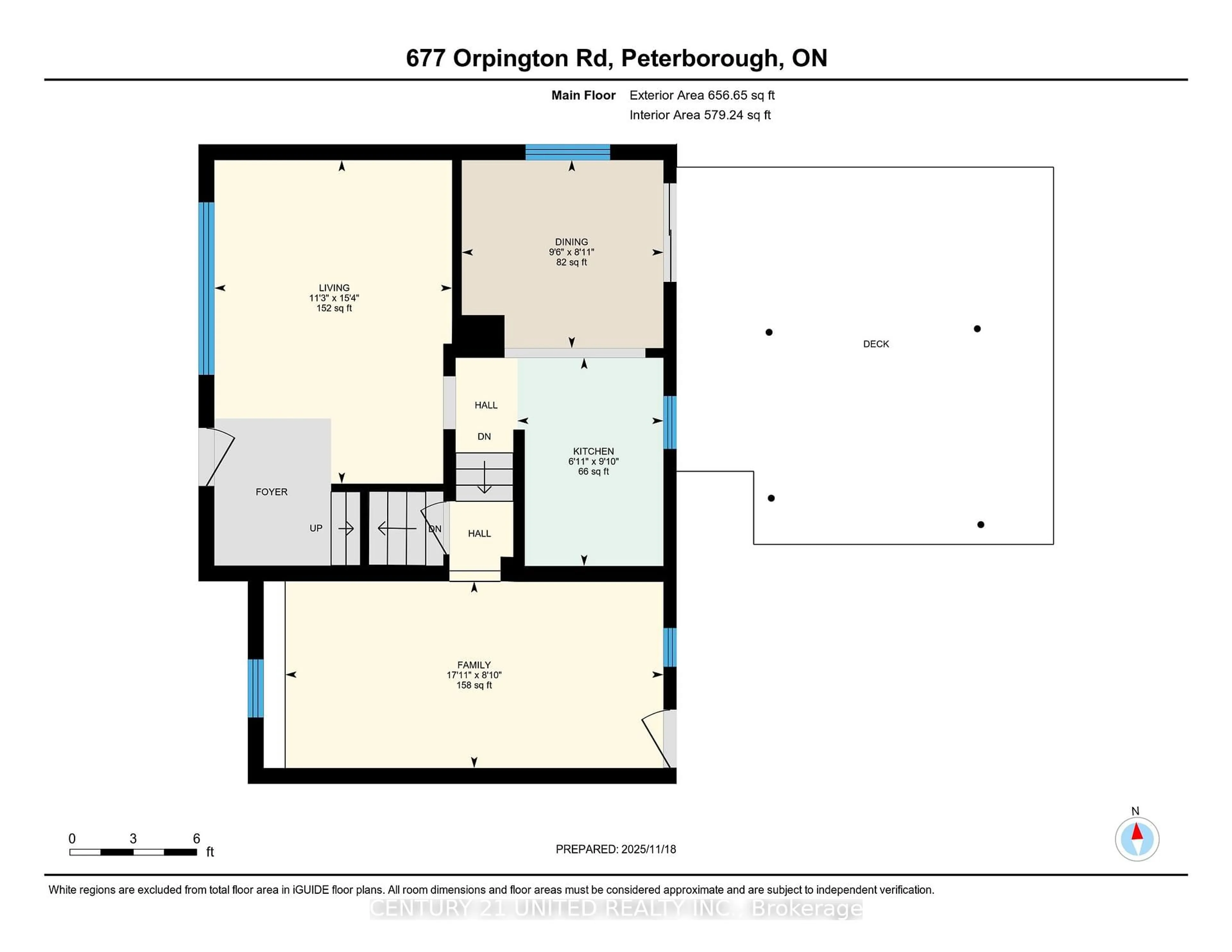 Floor plan for 677 Orpington Rd, Peterborough Ontario K9J 4A5