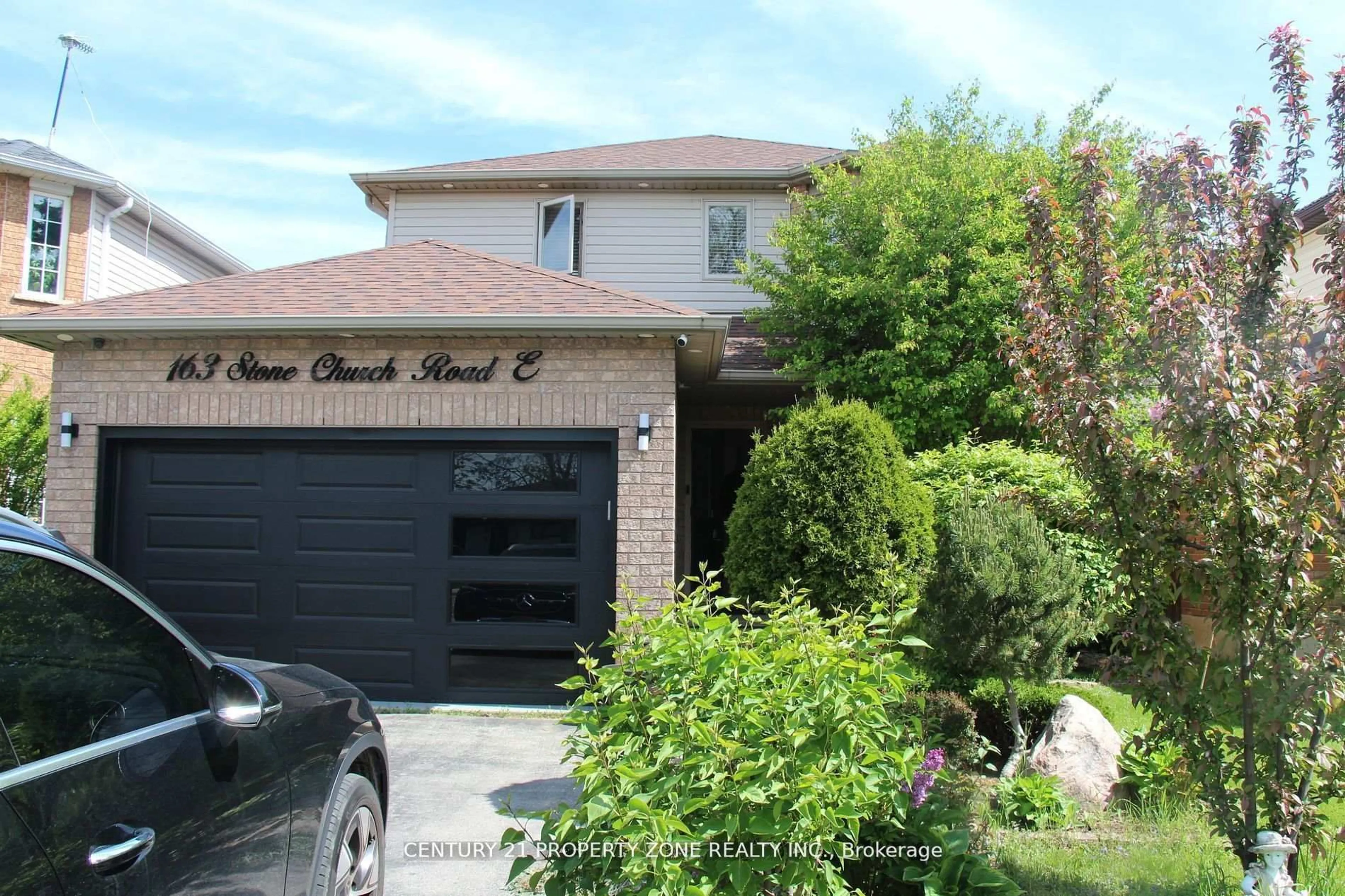 Home with brick exterior material, street for 163 Stone Church Rd, Hamilton Ontario L9B 1A8