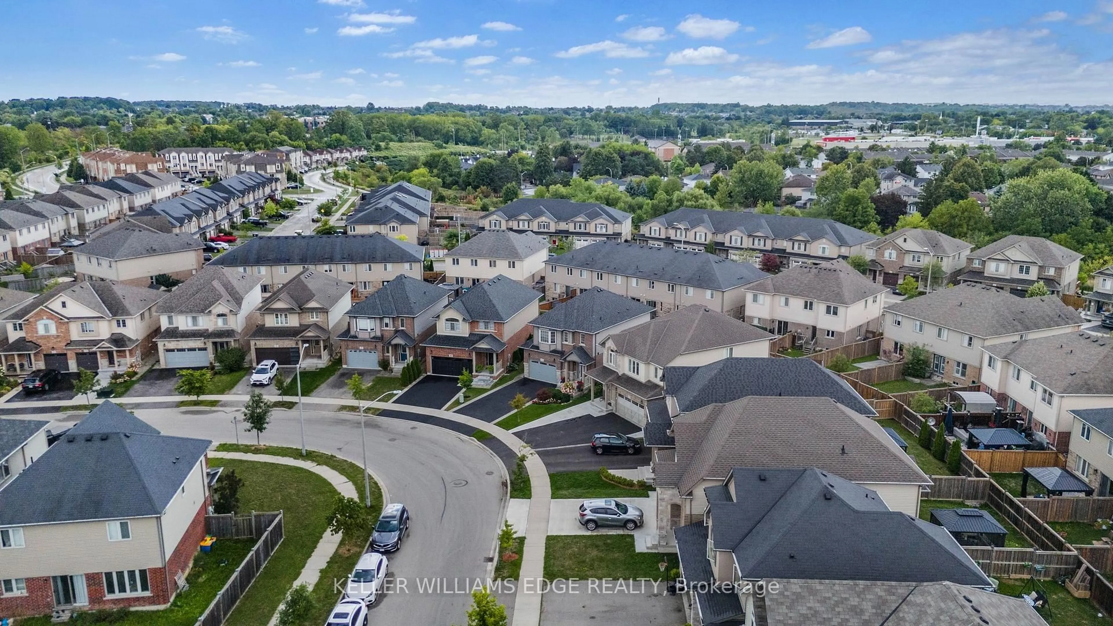 A pic from outside/outdoor area/front of a property/back of a property/a pic from drone, unknown for 209 Echovalley Dr, Hamilton Ontario L8J 0H1