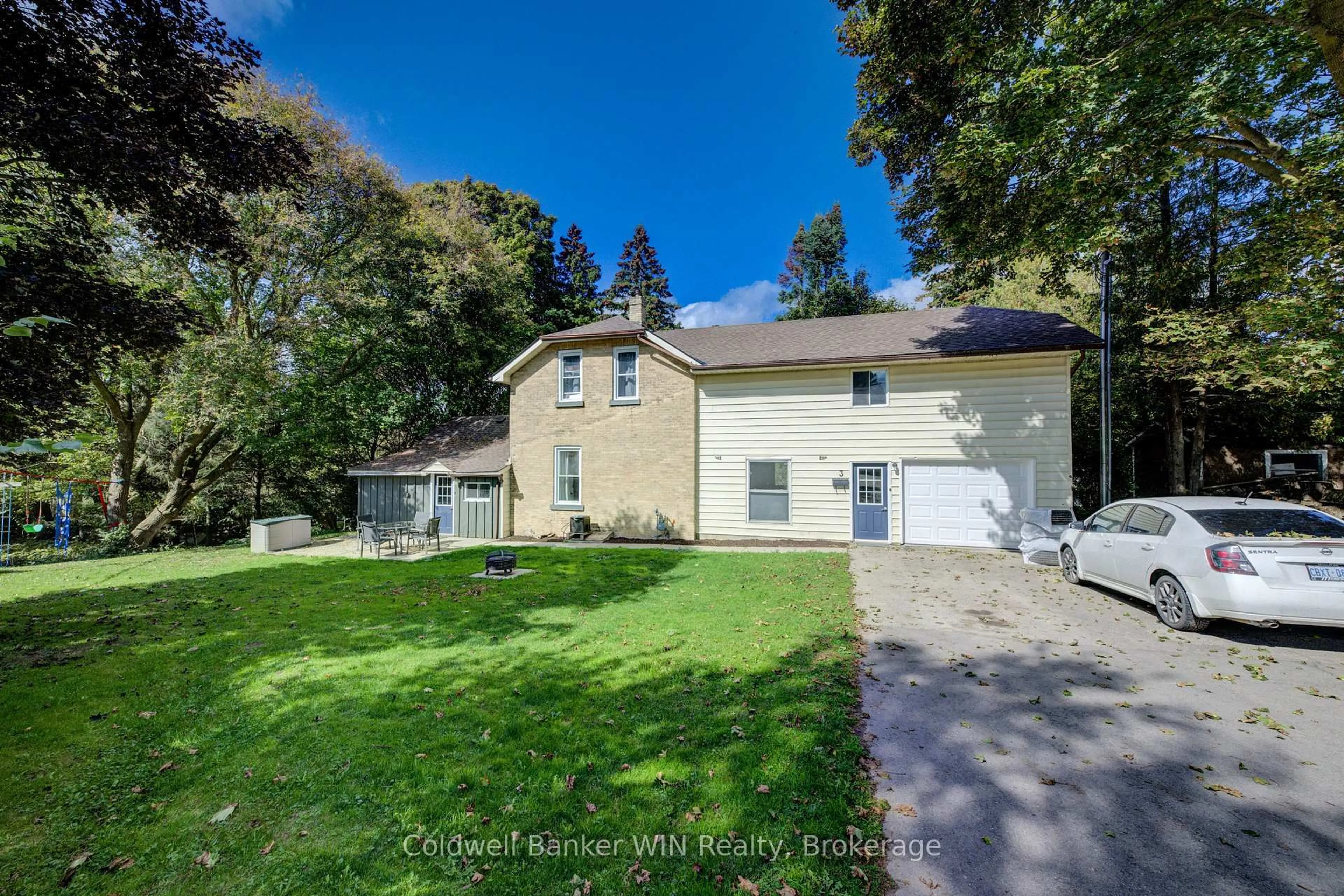 A pic from outside/outdoor area/front of a property/back of a property/a pic from drone, street for 3 Page St, Wellington North Ontario N0G 2L3