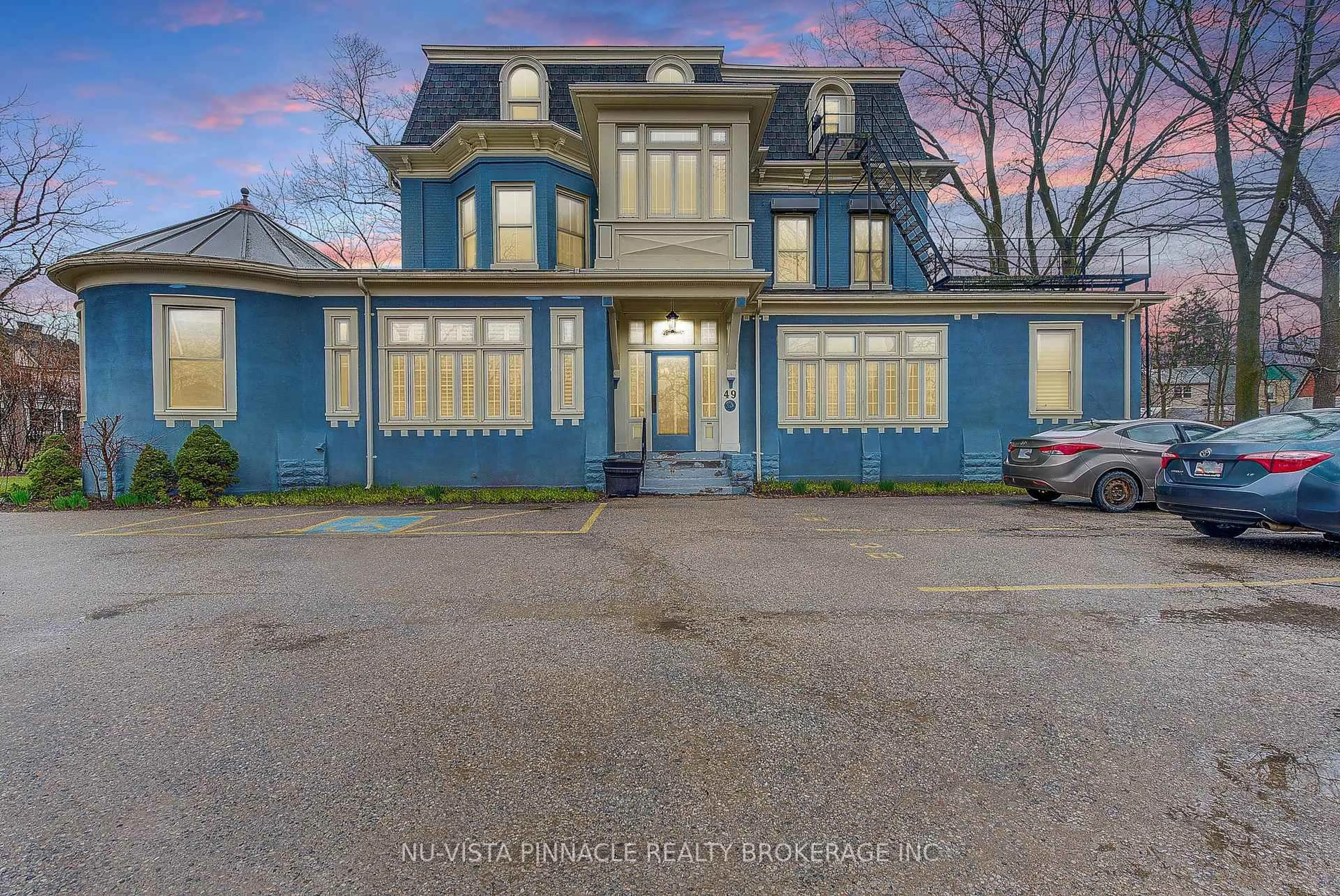 A pic from outside/outdoor area/front of a property/back of a property/a pic from drone, street for 49 Ridout St #5, London South Ontario N6C 3W8