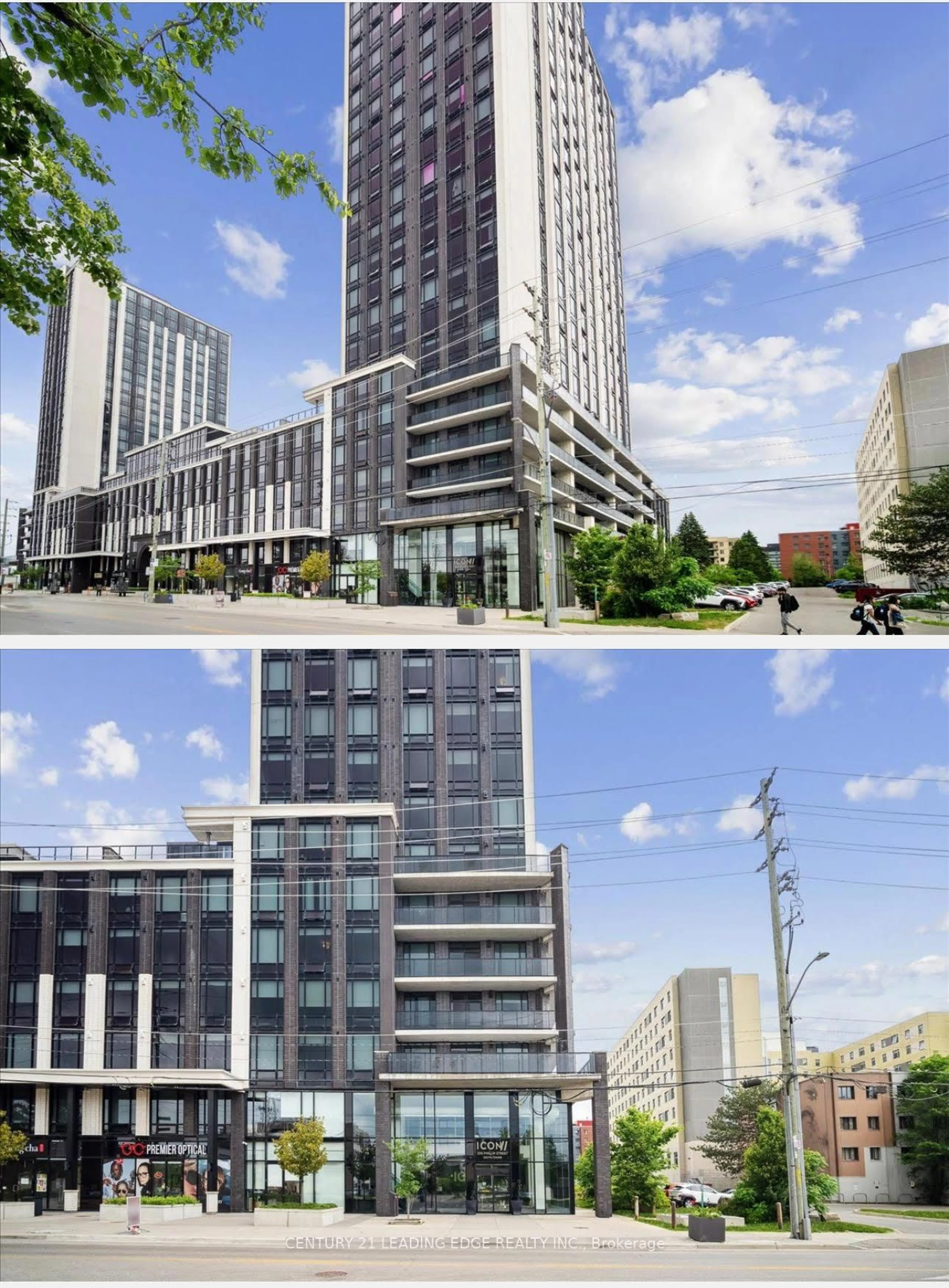 A pic from outside/outdoor area/front of a property/back of a property/a pic from drone, unknown for 330 PHILLIP St #S710, Waterloo Ontario N2L 3W9