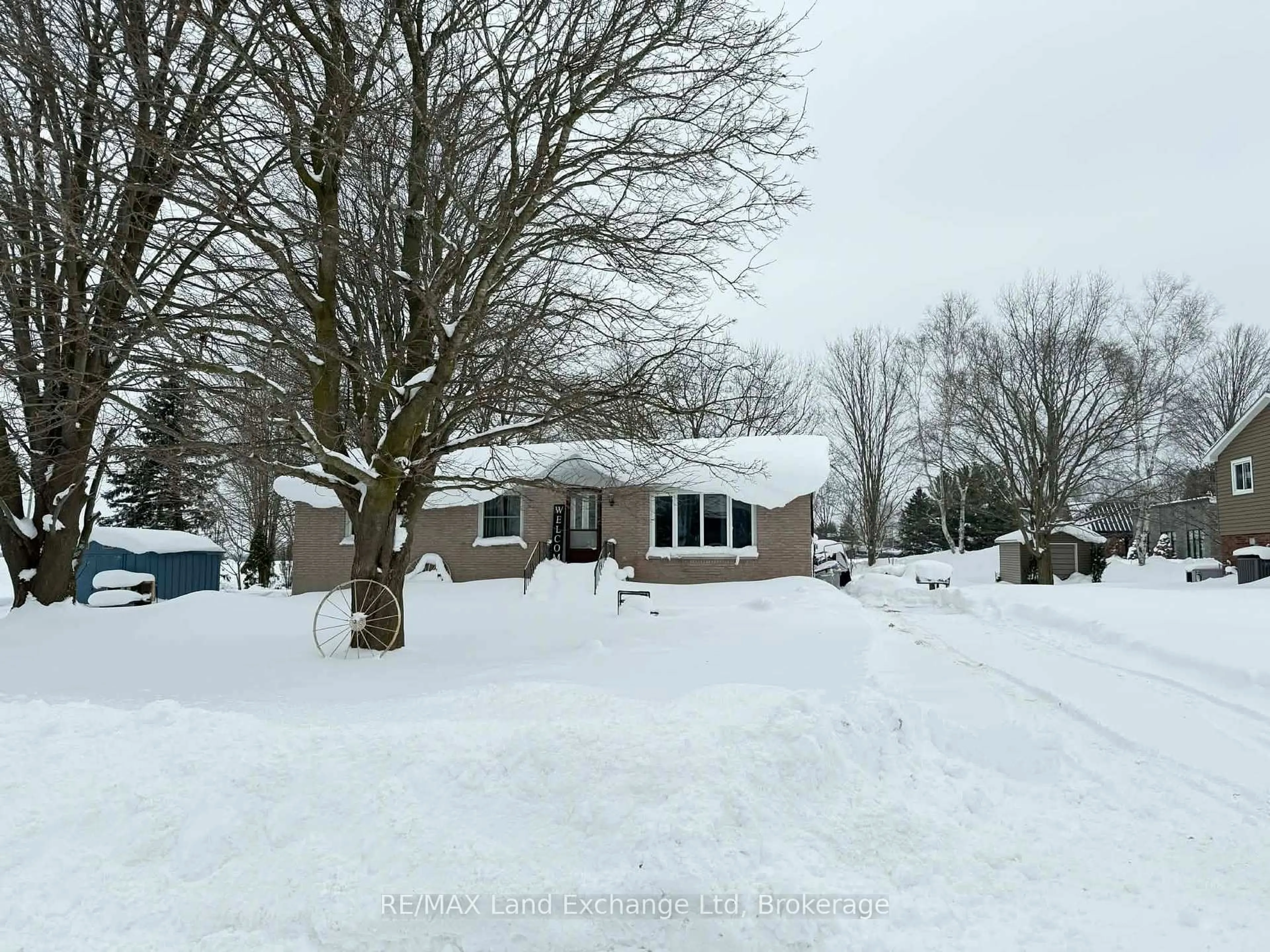 A pic from outside/outdoor area/front of a property/back of a property/a pic from drone, street for 86731 Fischer Line, Morris Turnberry Ontario N0G 2W0