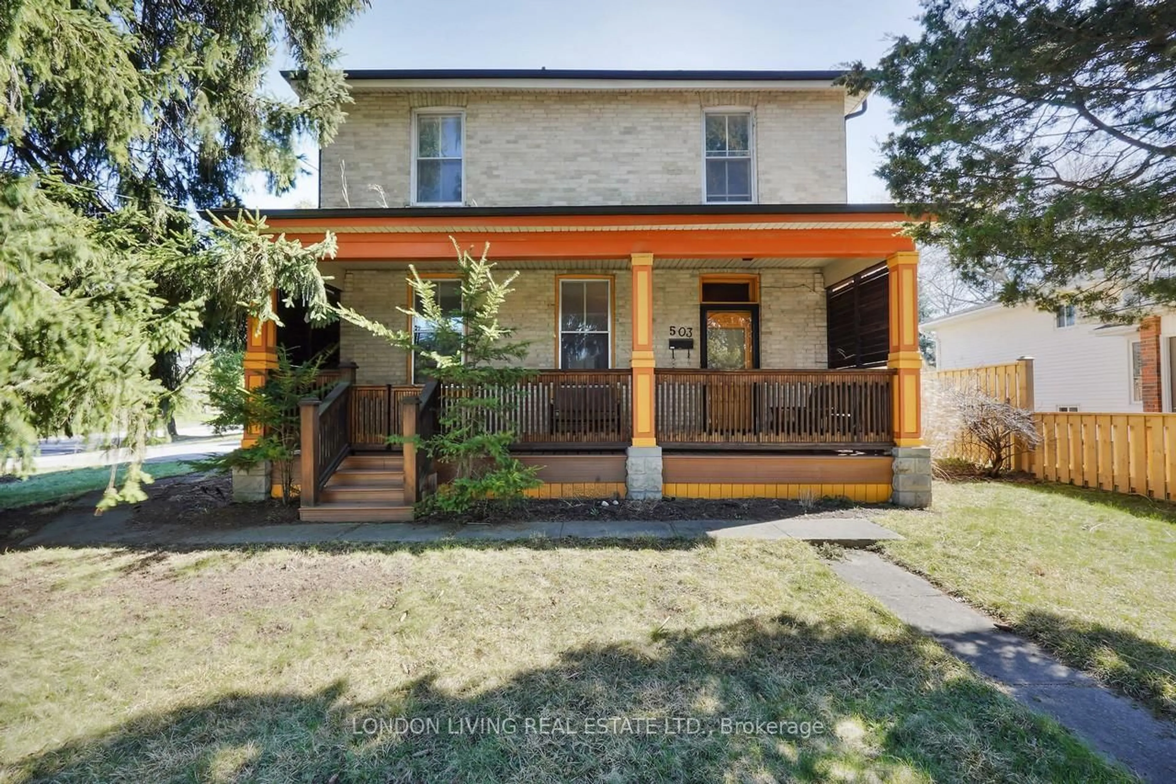Home with brick exterior material, street for 503 Baseline Rd, London South Ontario N6C 2P8