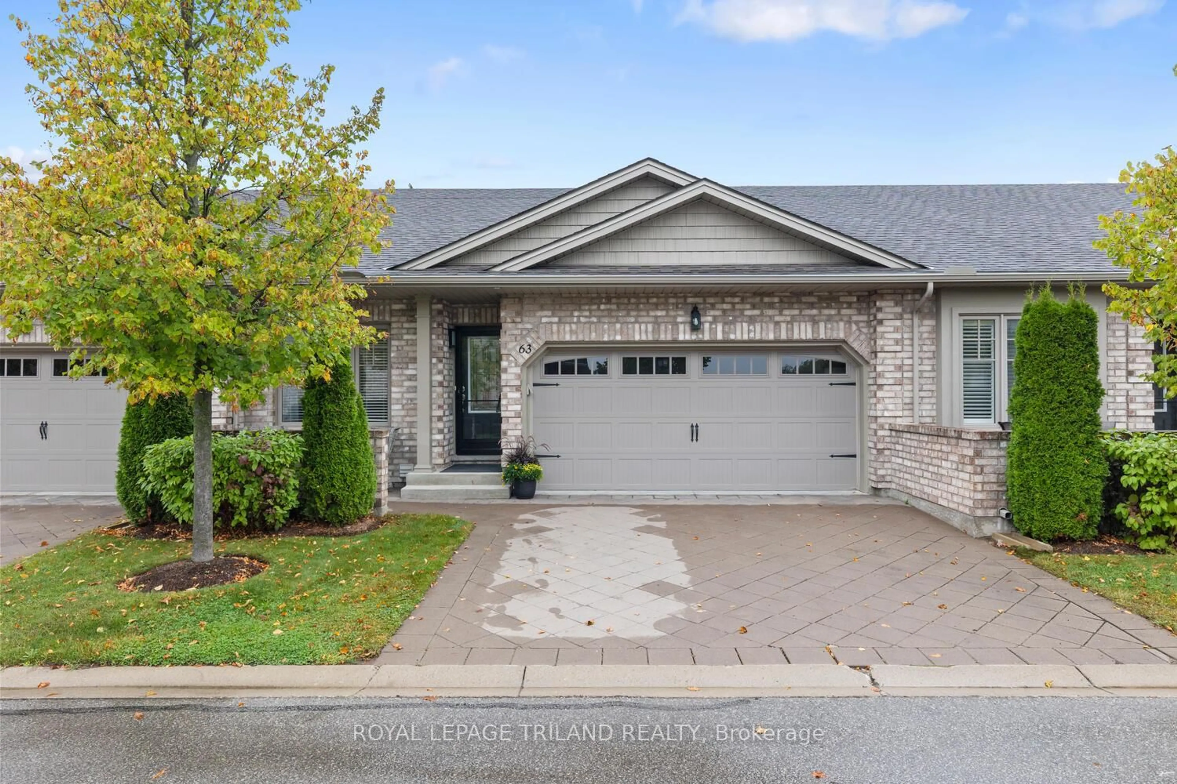 Home with brick exterior material, street for 765 Killarney Rd #63, London North Ontario N5X 0H6