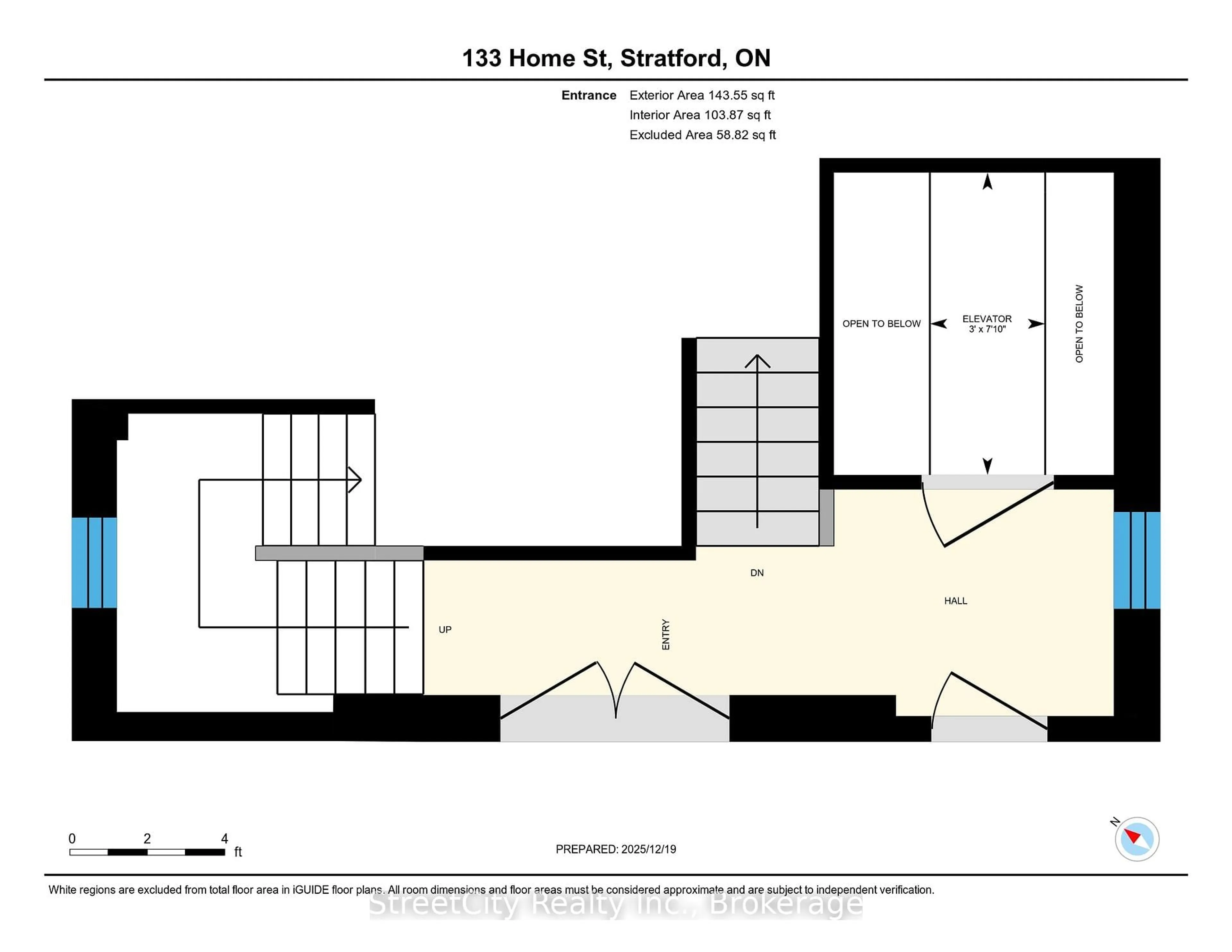 Floor plan for 133 Home St, Stratford Ontario N5A 2A2