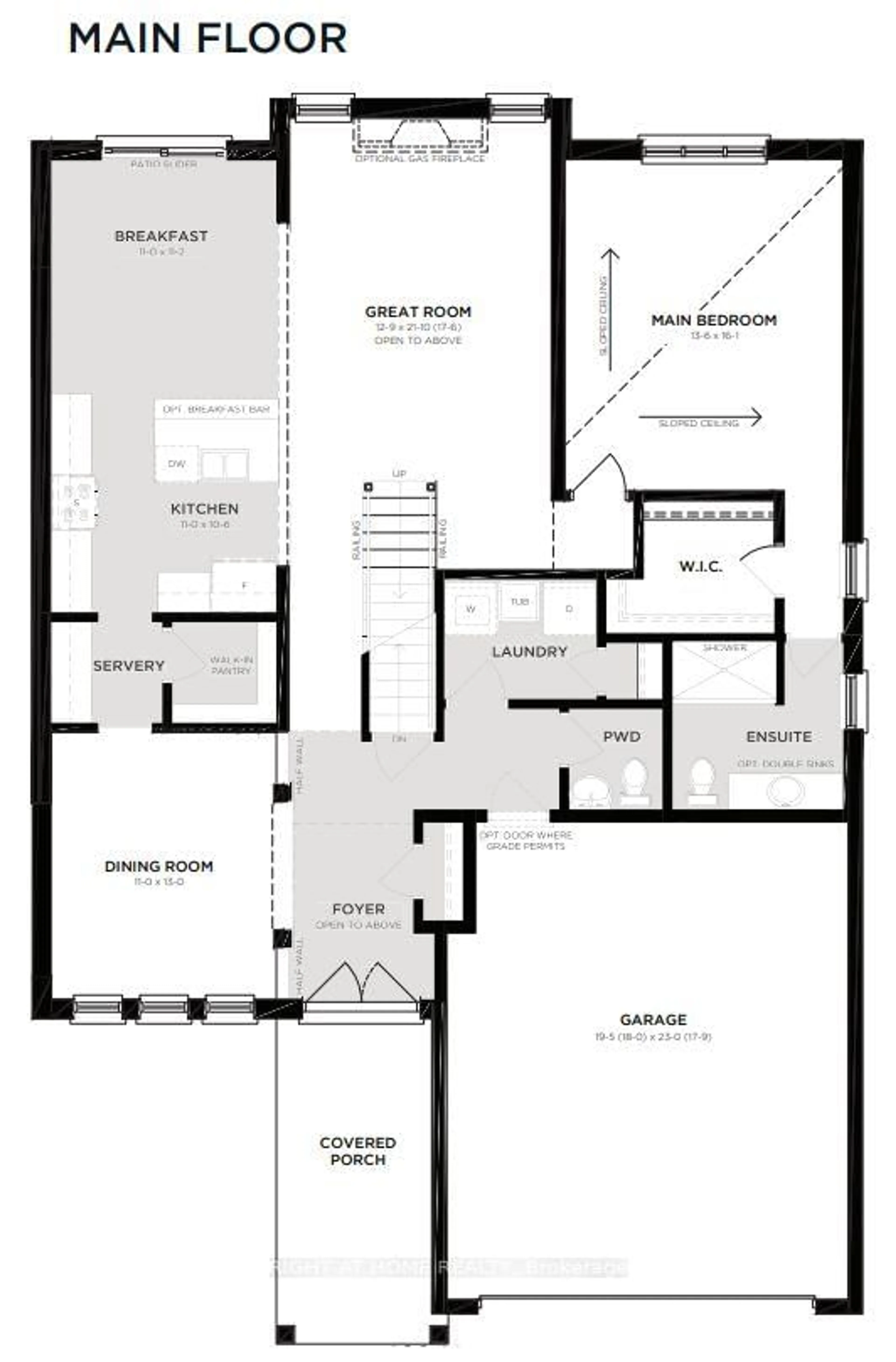 Floor plan for 260 Main St #1, Grimsby Ontario L3M 1S4