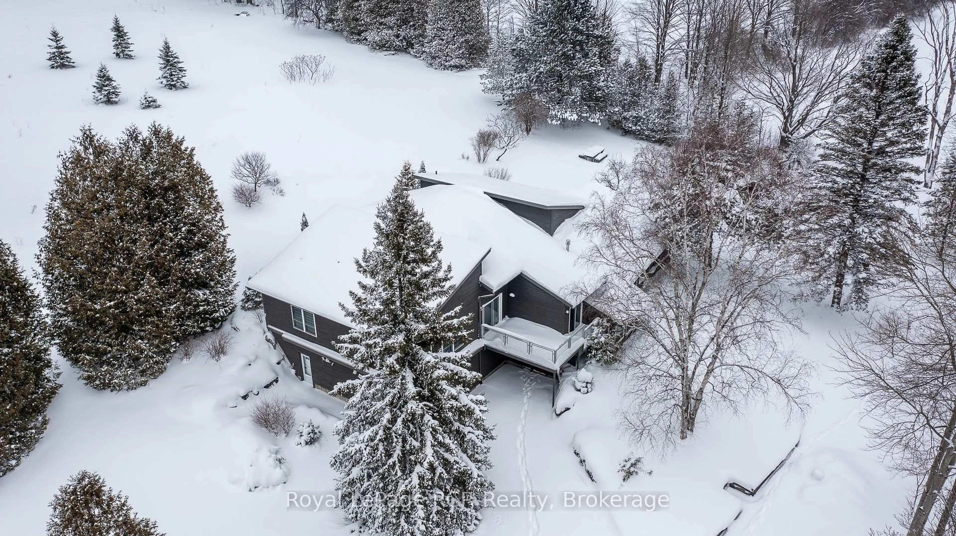A pic from outside/outdoor area/front of a property/back of a property/a pic from drone, unknown for 503801 Grey Rd 12, West Grey Ontario N0C 1H0