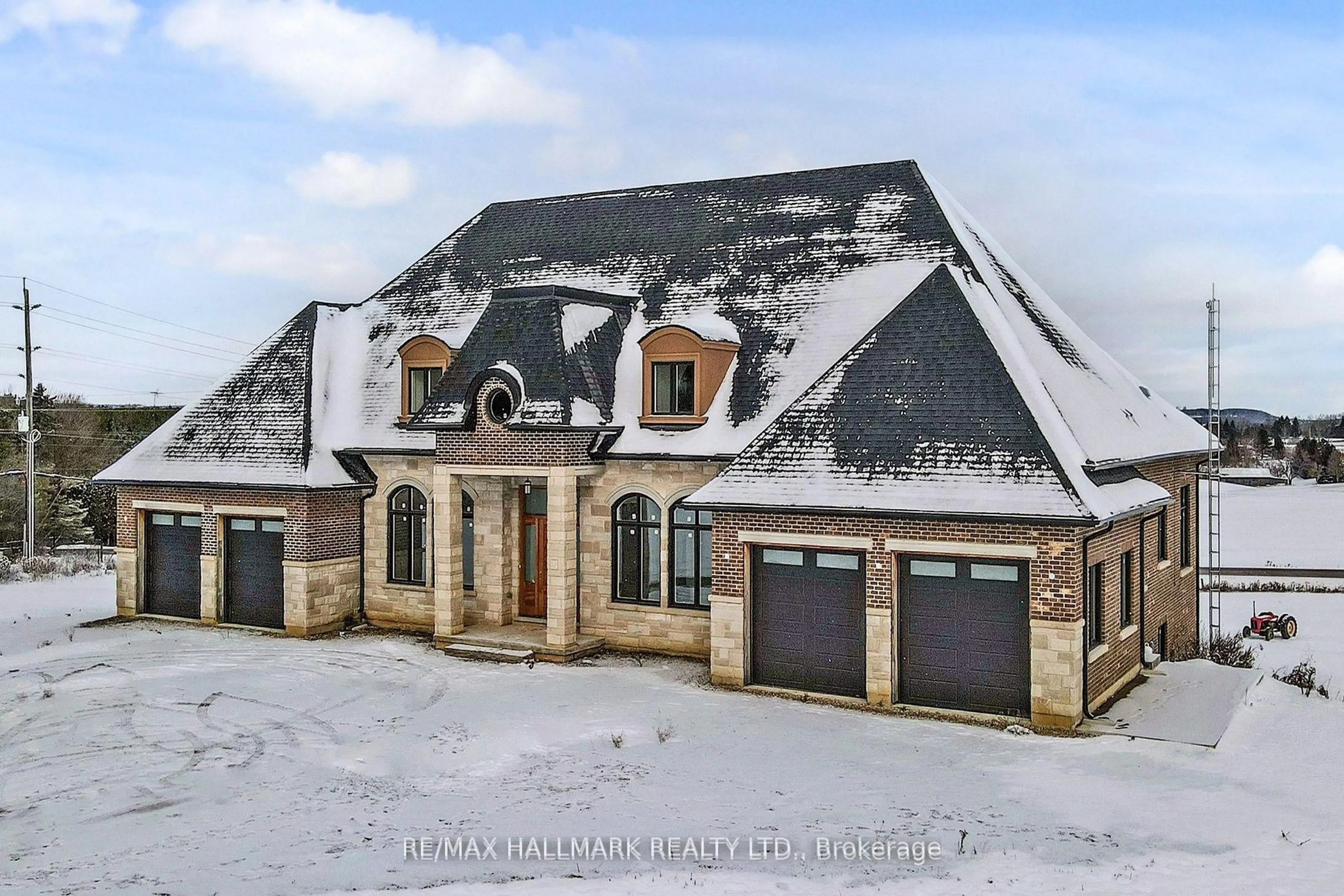 Home with brick exterior material, street for 753281 2nd Line Concession, Mono Ontario L9W 2Z1