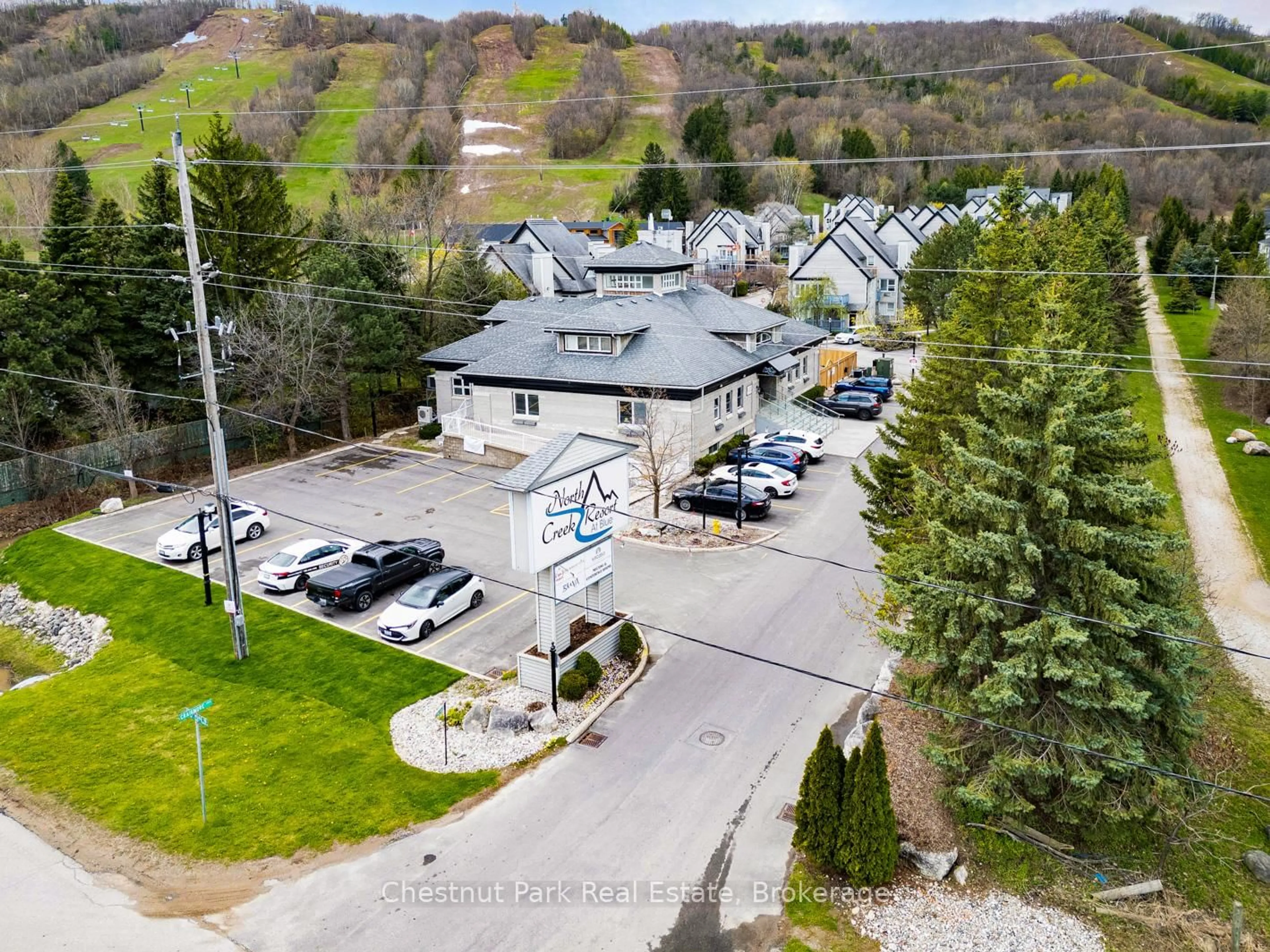 A pic from outside/outdoor area/front of a property/back of a property/a pic from drone, mountain view for 796468 Grey Road 19 #406, Blue Mountains Ontario L9Y 0N6