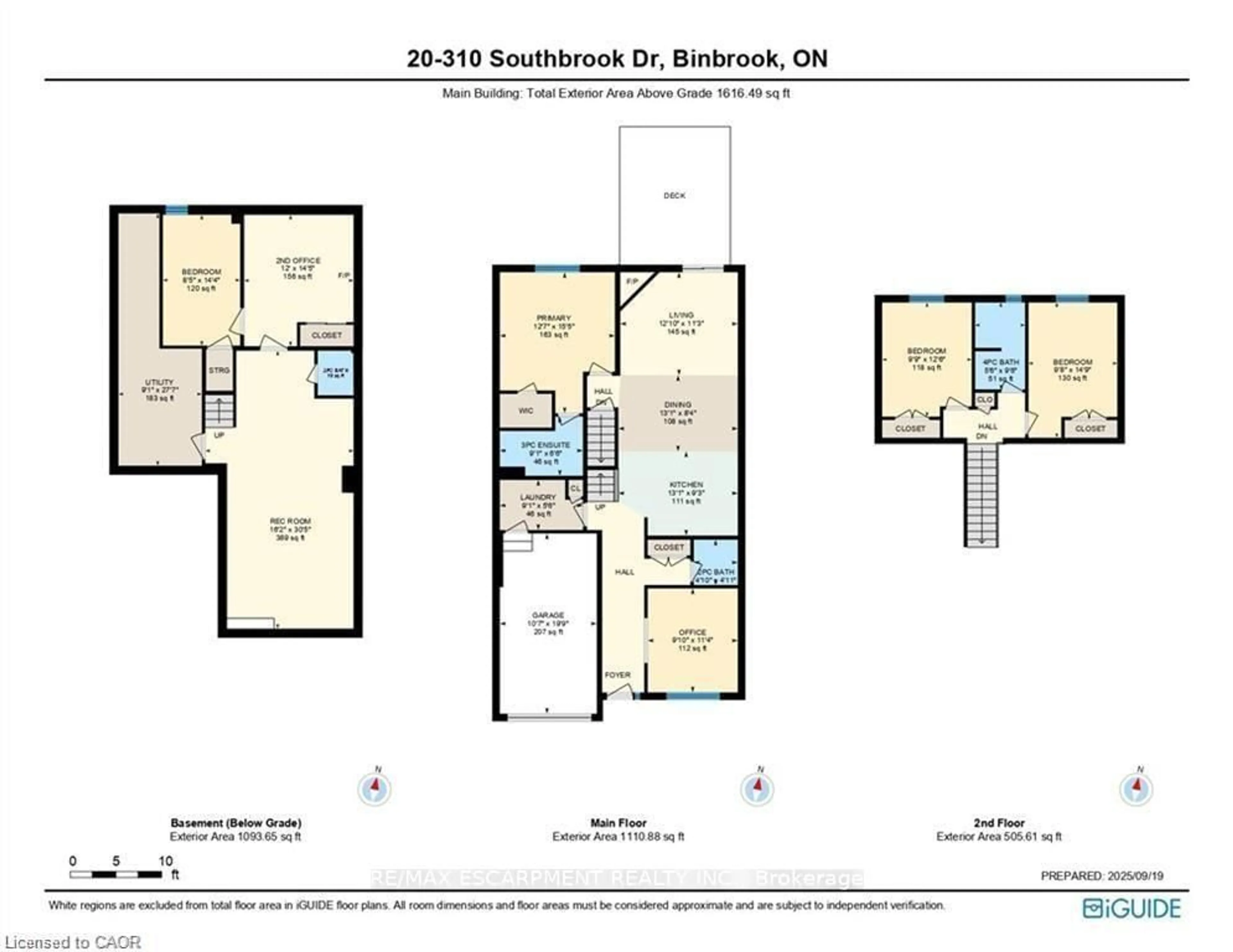 Floor plan for 310 Southbrook Dr #20, Hamilton Ontario L0R 1C0
