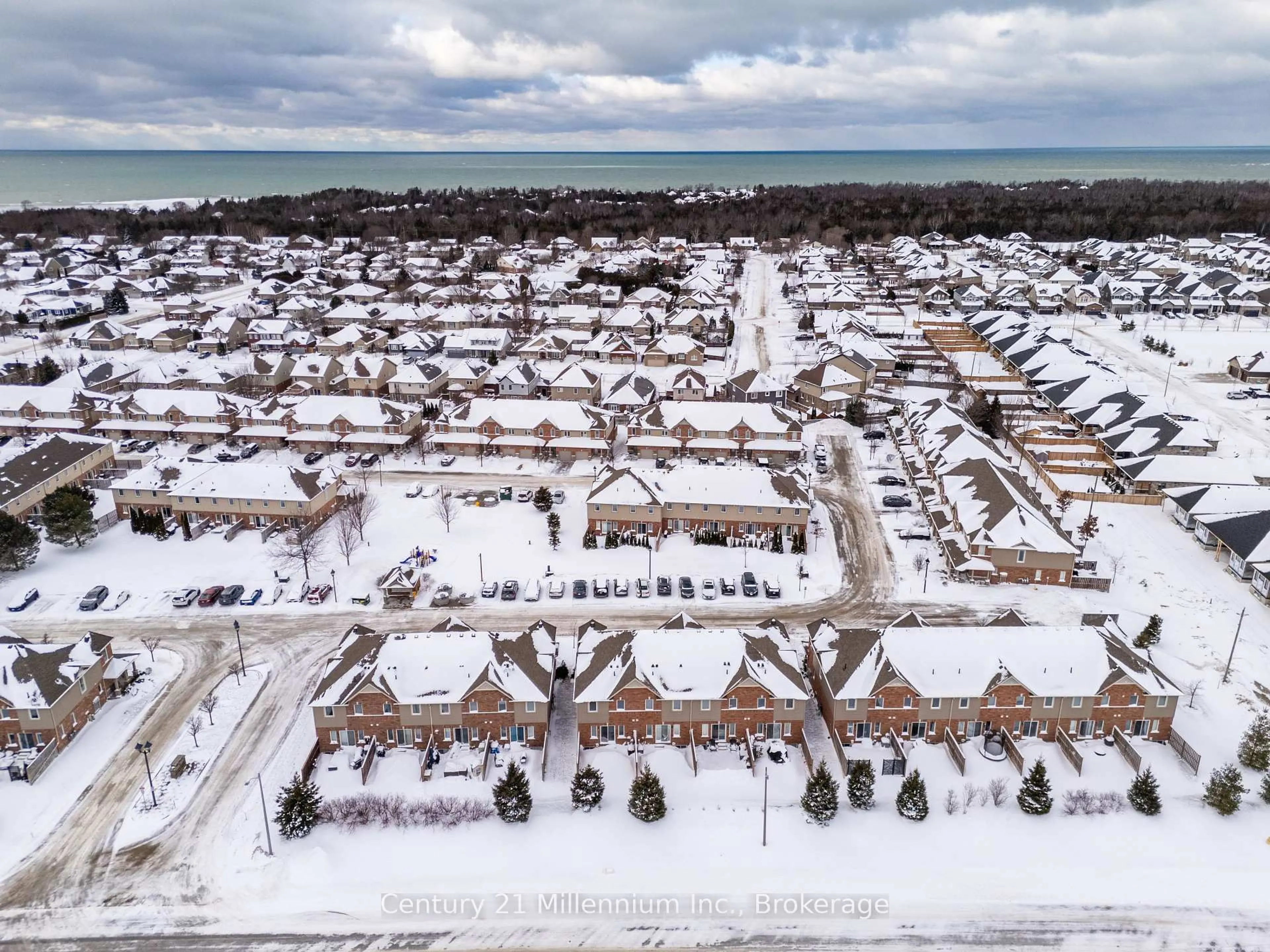 A pic from outside/outdoor area/front of a property/back of a property/a pic from drone, street for 409 Joseph St #23, Saugeen Shores Ontario N0H 2C0