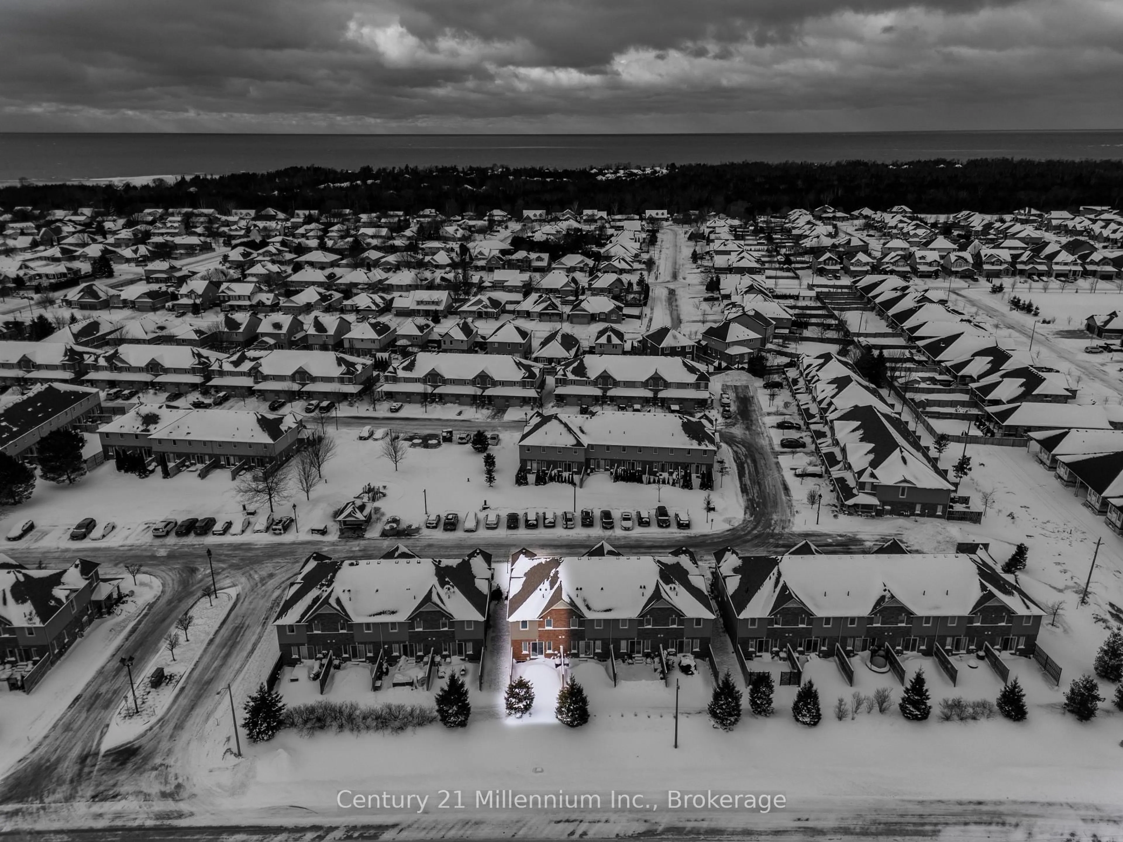 A pic from outside/outdoor area/front of a property/back of a property/a pic from drone, street for 409 Joseph St #23, Saugeen Shores Ontario N0H 2C0