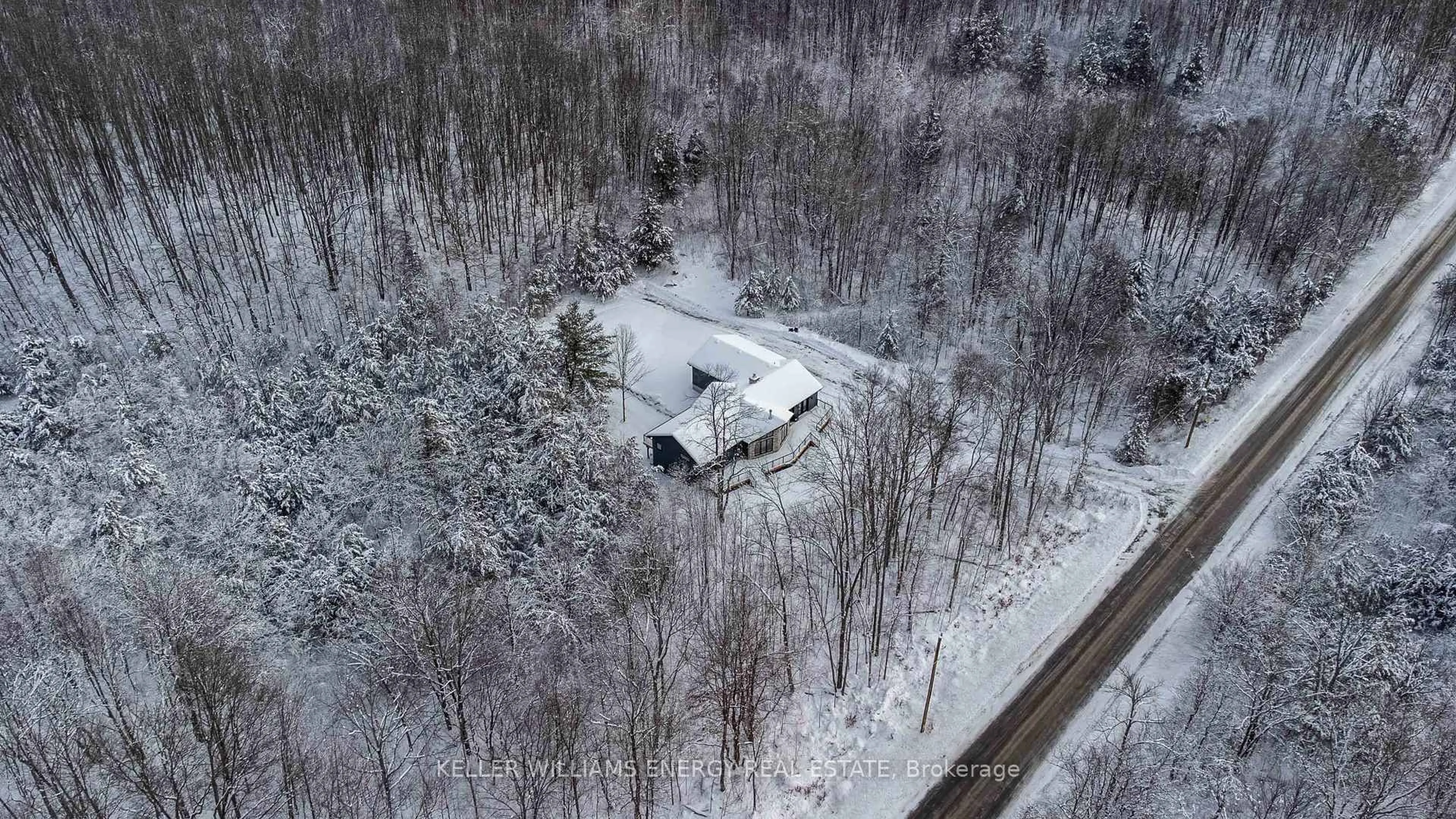 A pic from outside/outdoor area/front of a property/back of a property/a pic from drone, street for 3346 Marysville Rd, Madoc Ontario K0K 1Y0