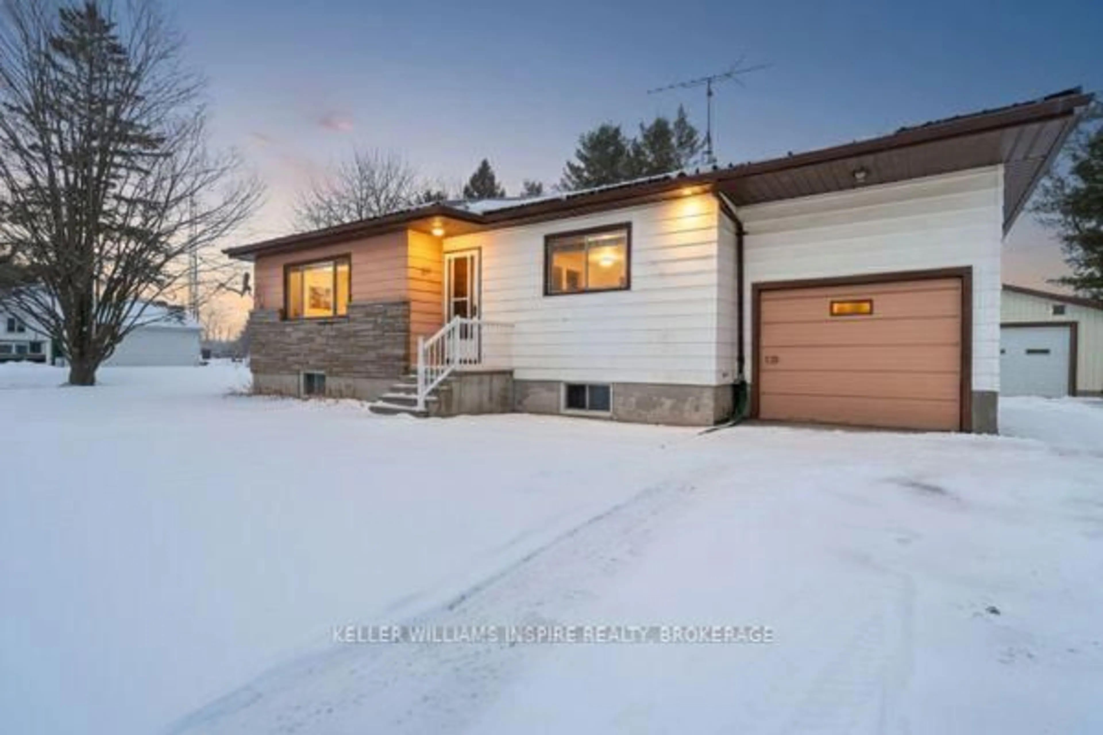 Home with vinyl exterior material, street for 7139 Cty Rd 2 Rd, Napanee Ontario K7R 3K6