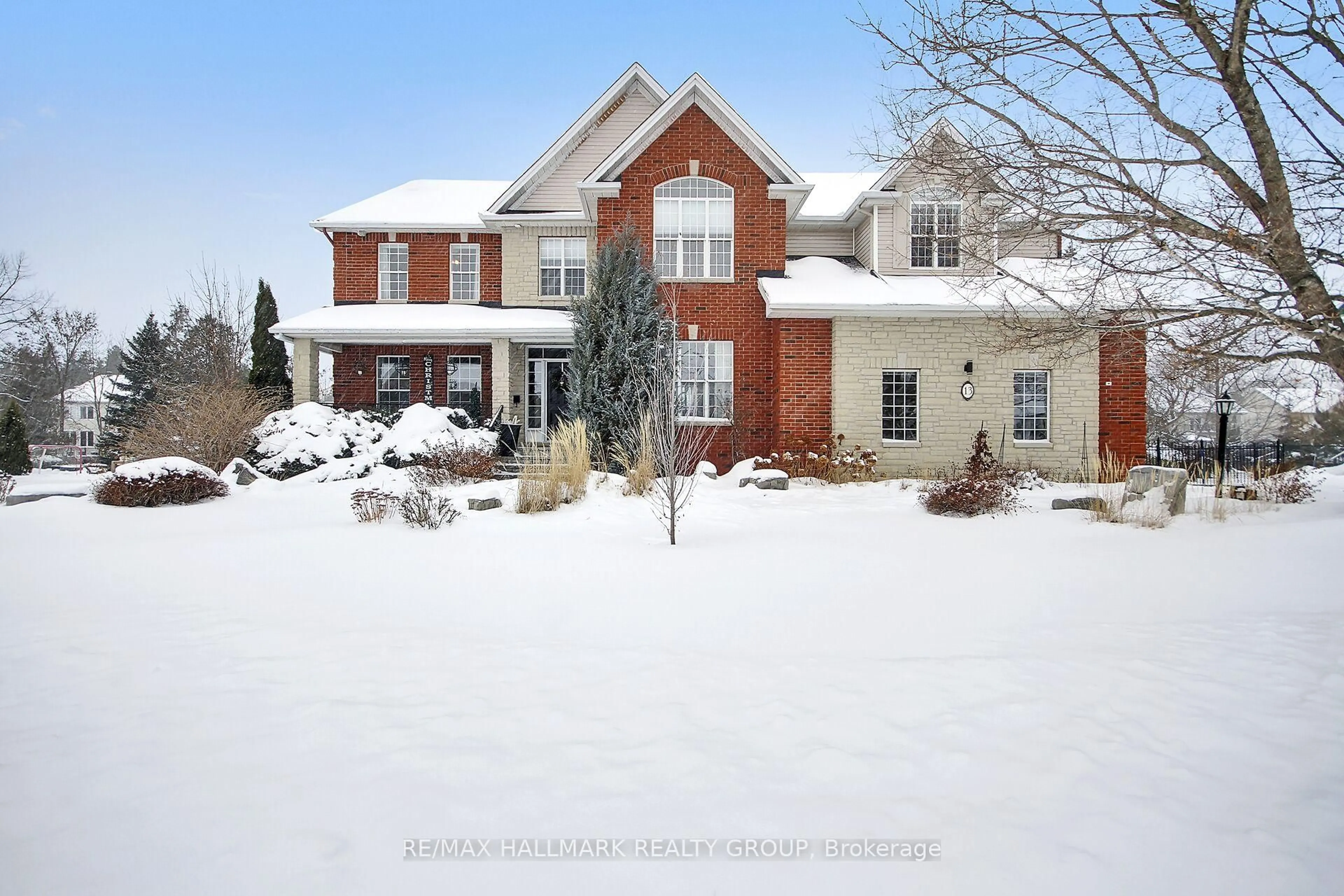 Home with brick exterior material, street for 13 Beechgrove Gdns, Stittsville Ontario K2S 1W5