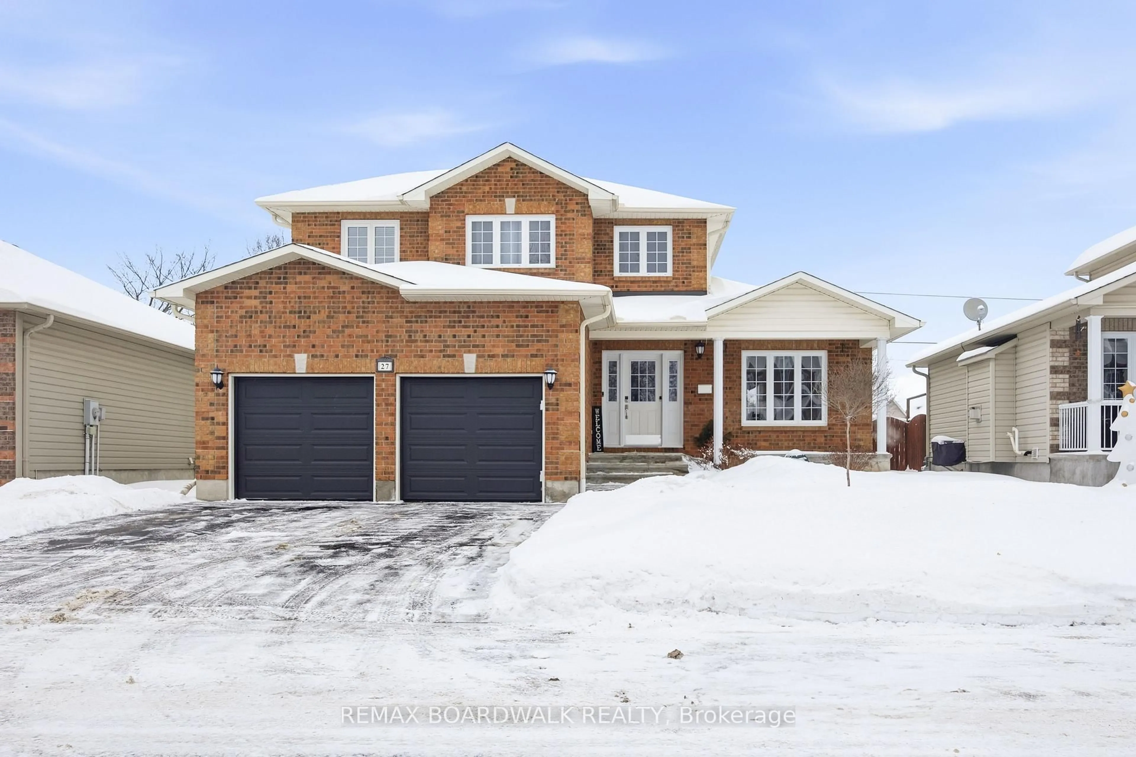 Home with brick exterior material, street for 27 Comba Dr, Carleton Place Ontario K7C 4V2