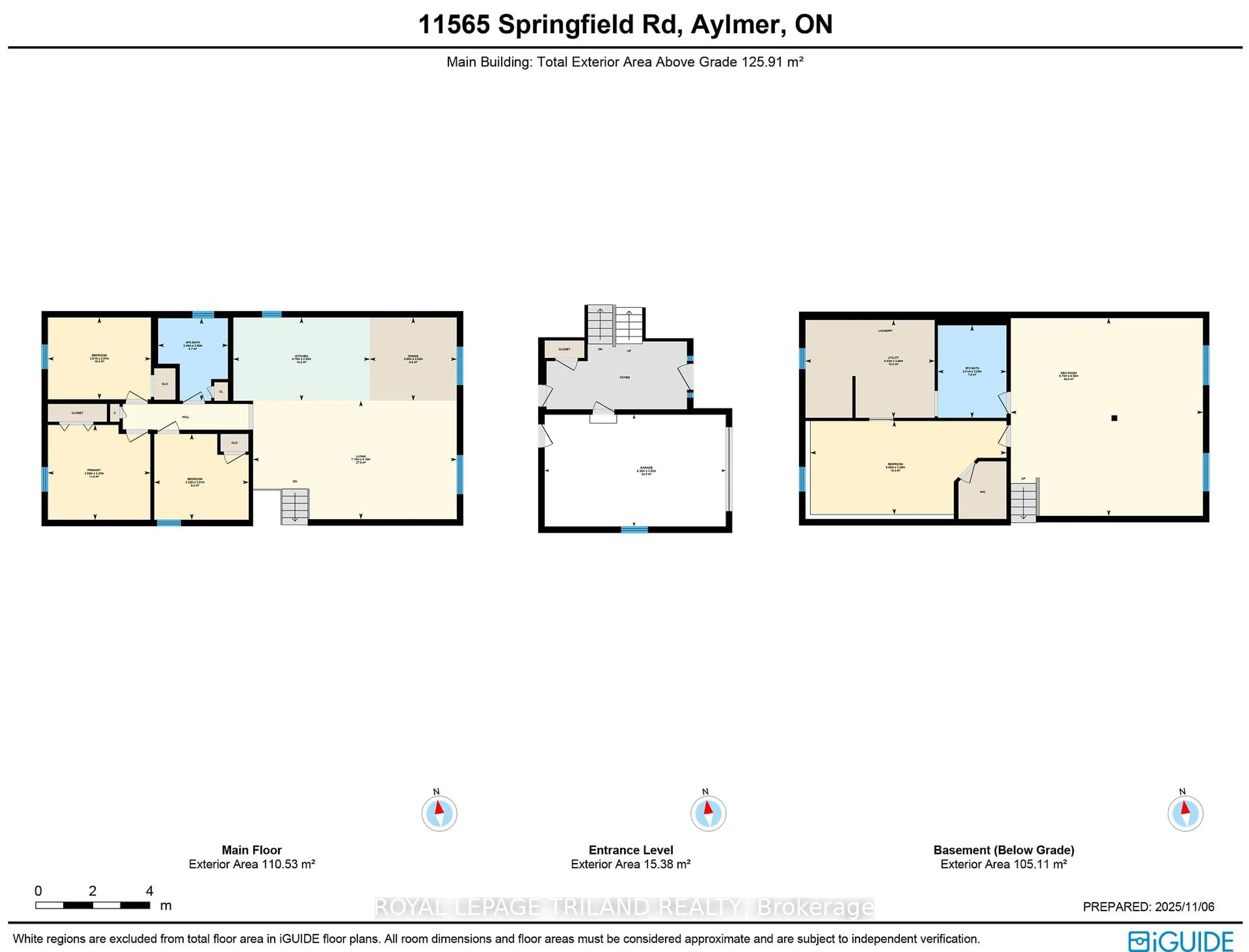 Floor plan for 11565 Springfield Rd, Malahide Ontario N5H 2R3