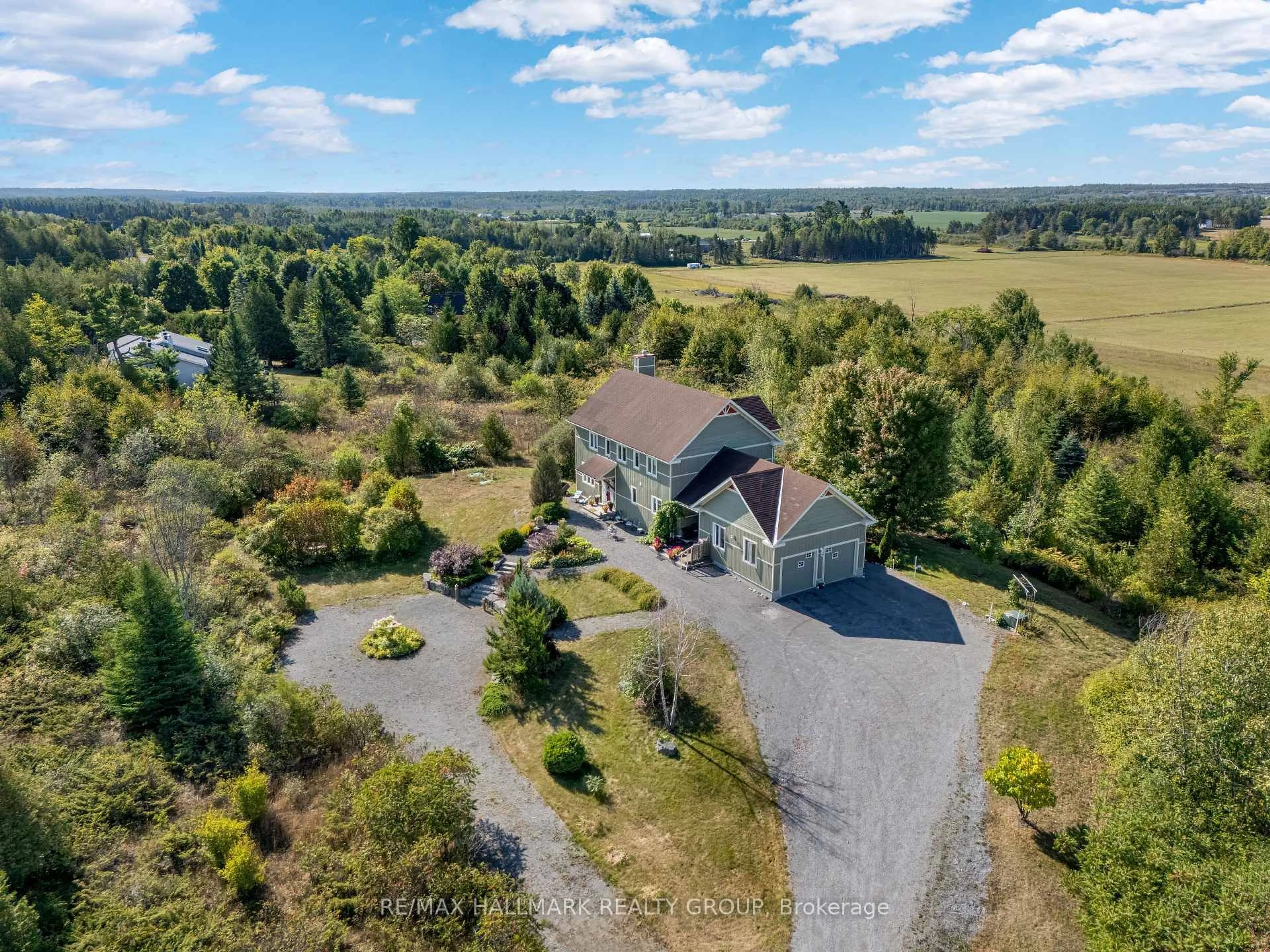 A pic from outside/outdoor area/front of a property/back of a property/a pic from drone, unknown for 1757 Corkery Rd, Carp Ontario K0A 1L0