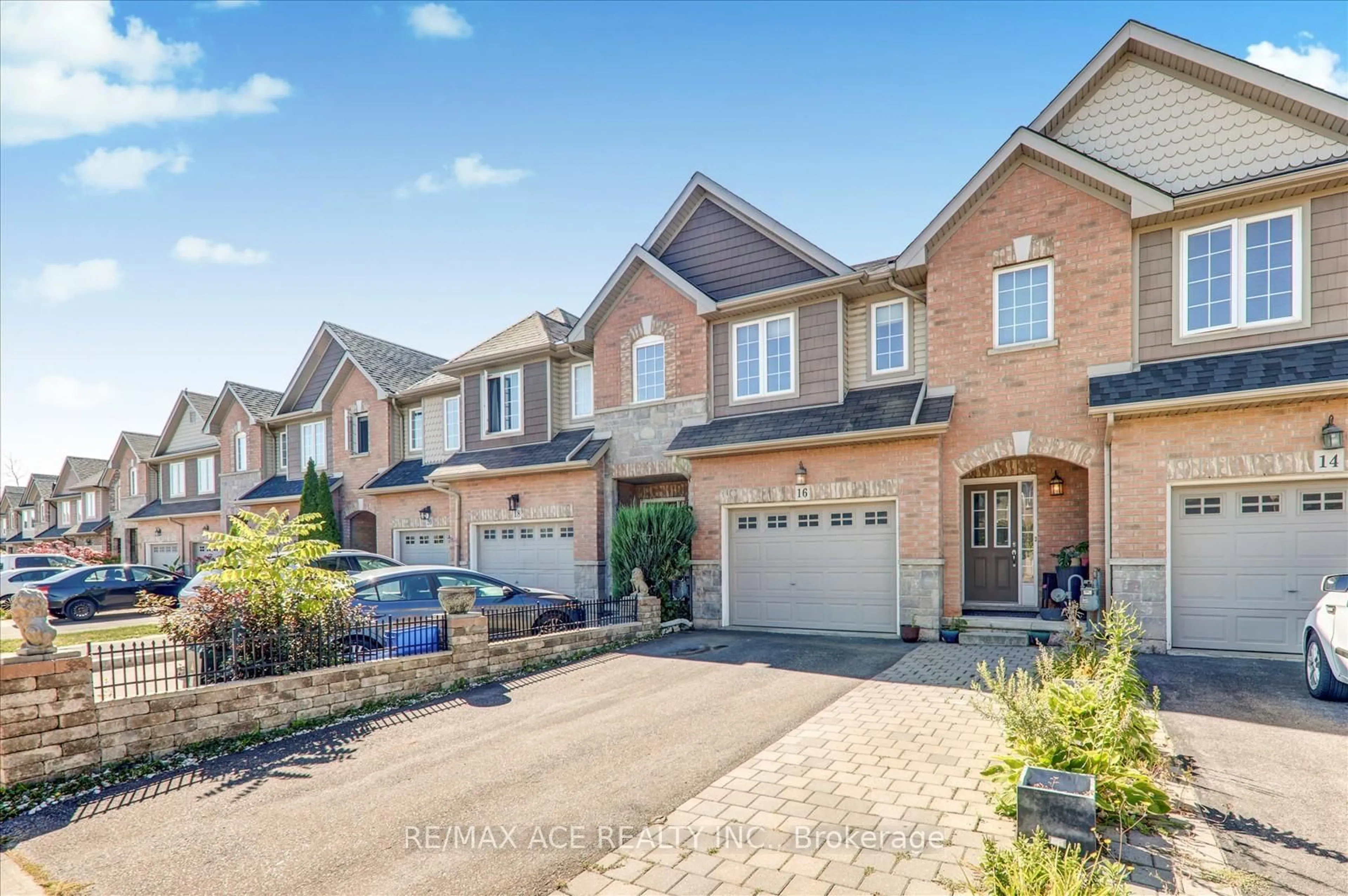 Home with brick exterior material, street for 16 Palacebeach Tr, Hamilton Ontario L8E 5C3