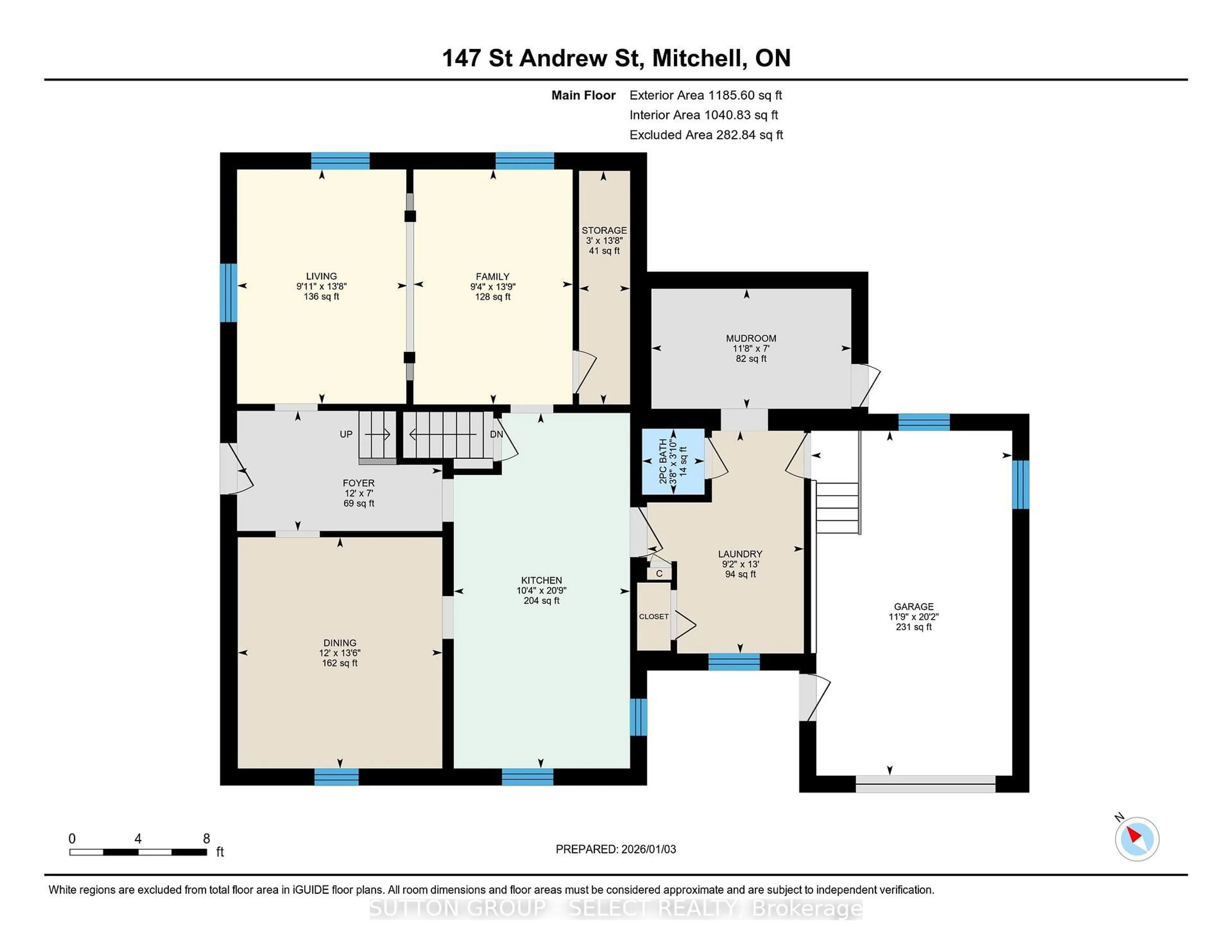 Floor plan for 147 St Andrews St, West Perth Ontario N0K 1N0