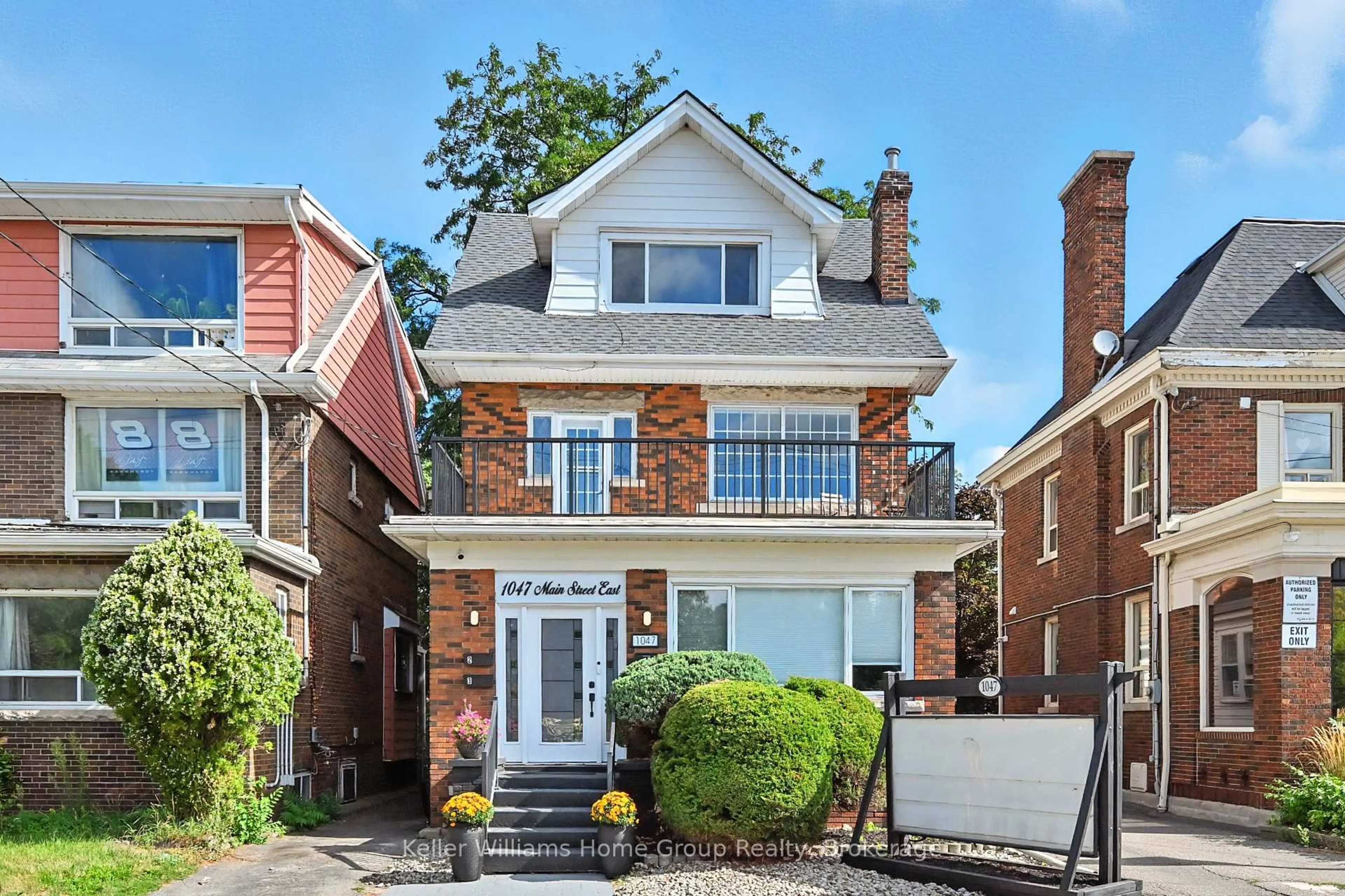 Home with brick exterior material, street for 1047 Main St, Hamilton Ontario L8M 1N5