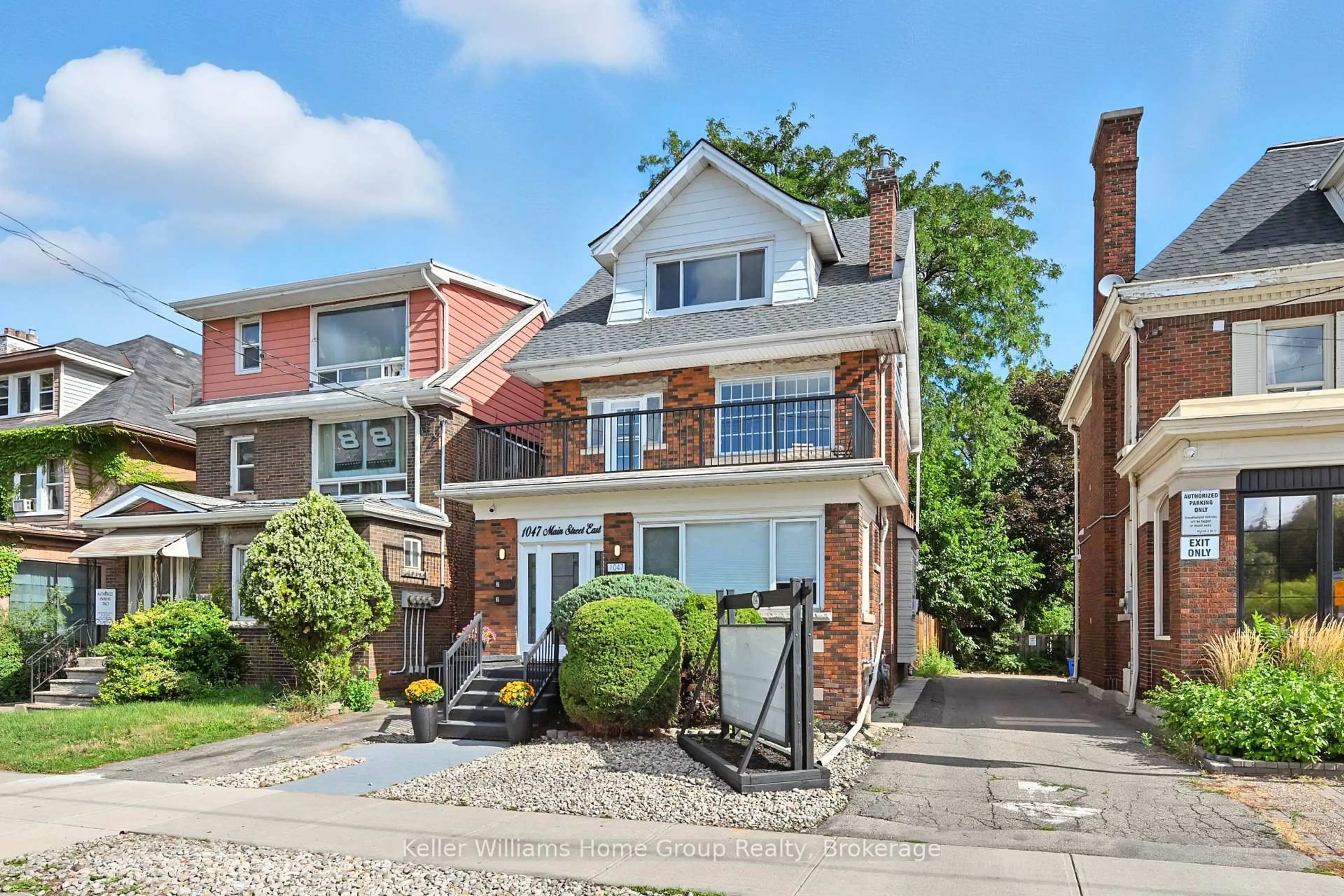 Home with brick exterior material, street for 1047 Main St, Hamilton Ontario L8M 1N5