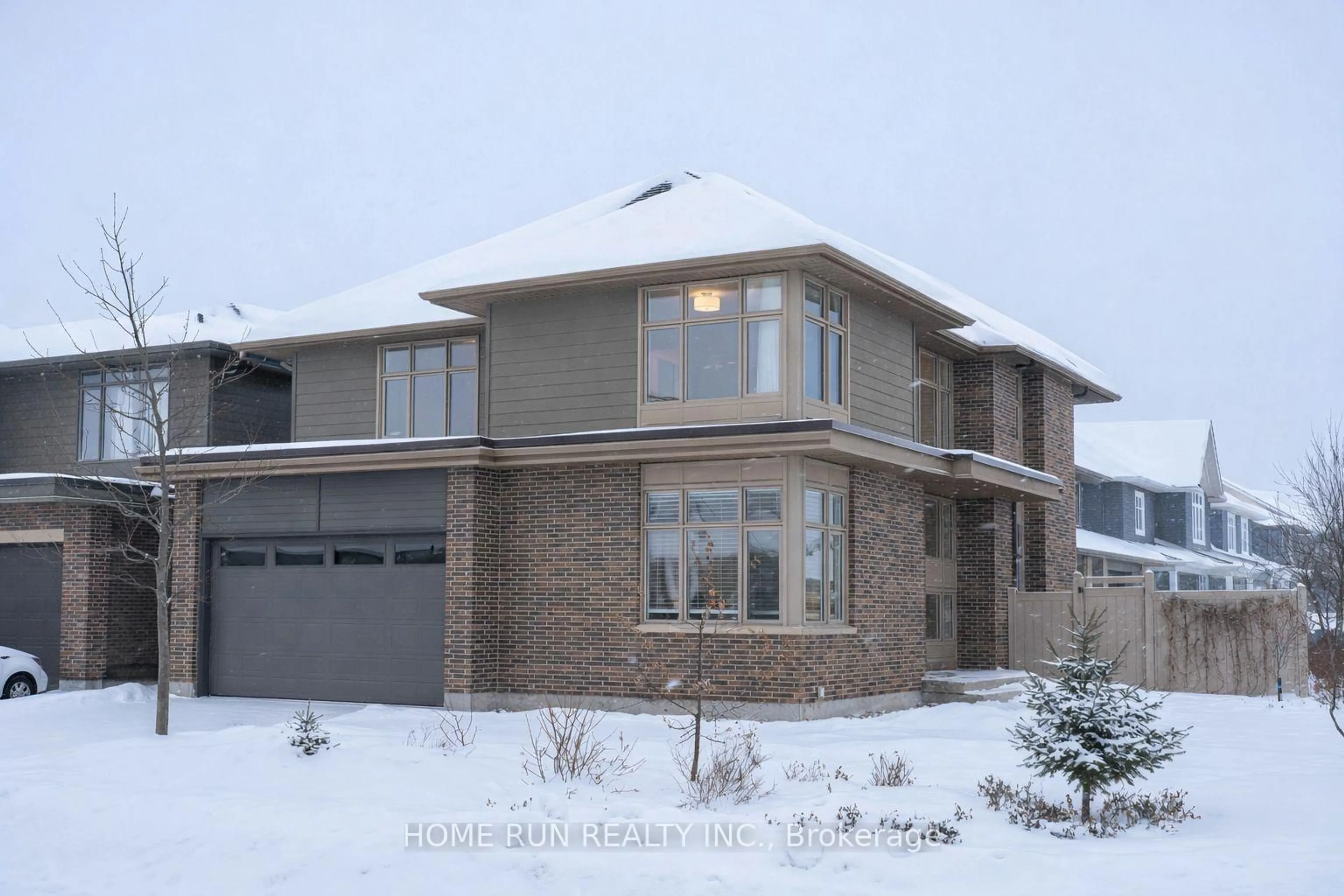 Home with brick exterior material, street for 100 Lochhouse Walk, Ottawa Ontario K2J 6A4