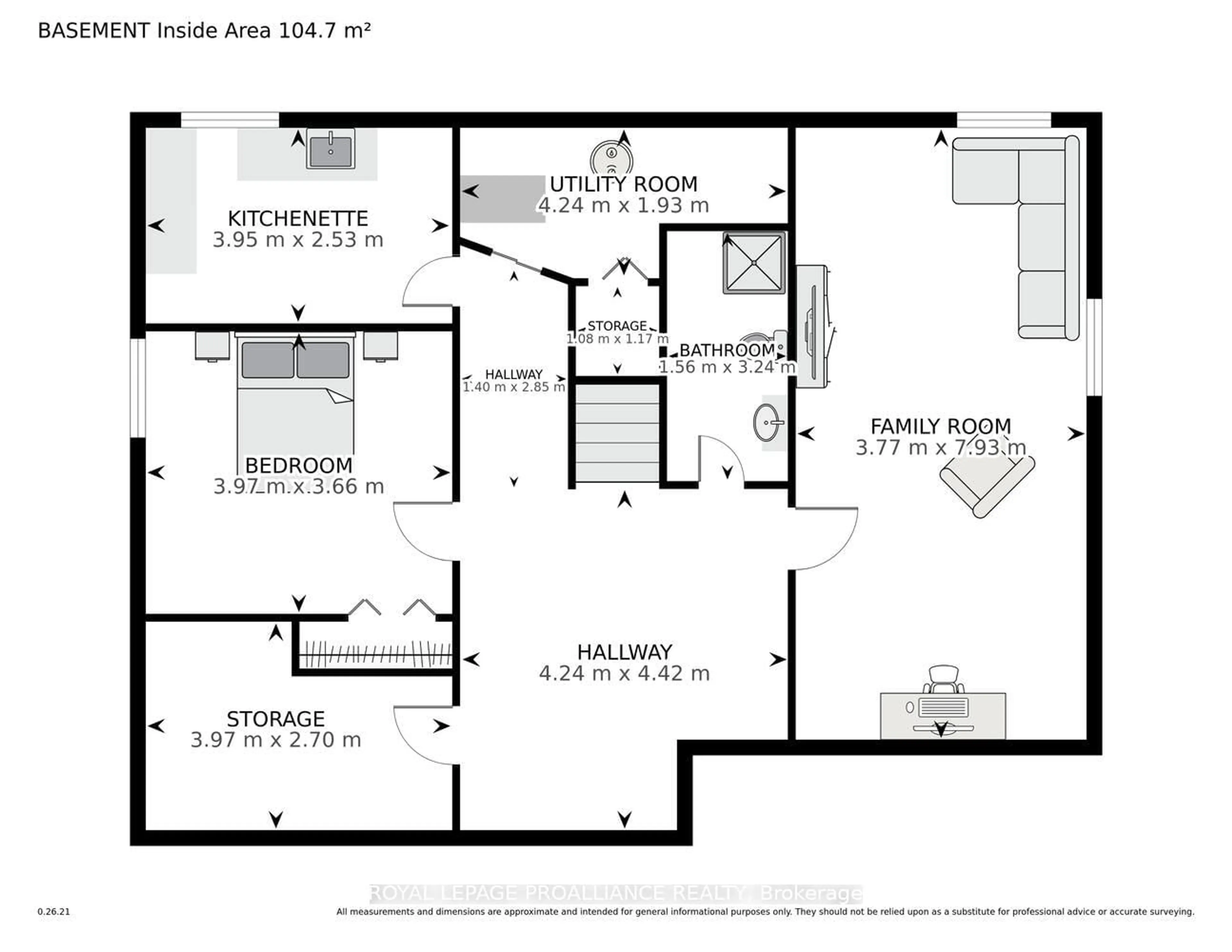 Floor plan for 1003 Montrose St, Brockville Ontario K6V 7E9