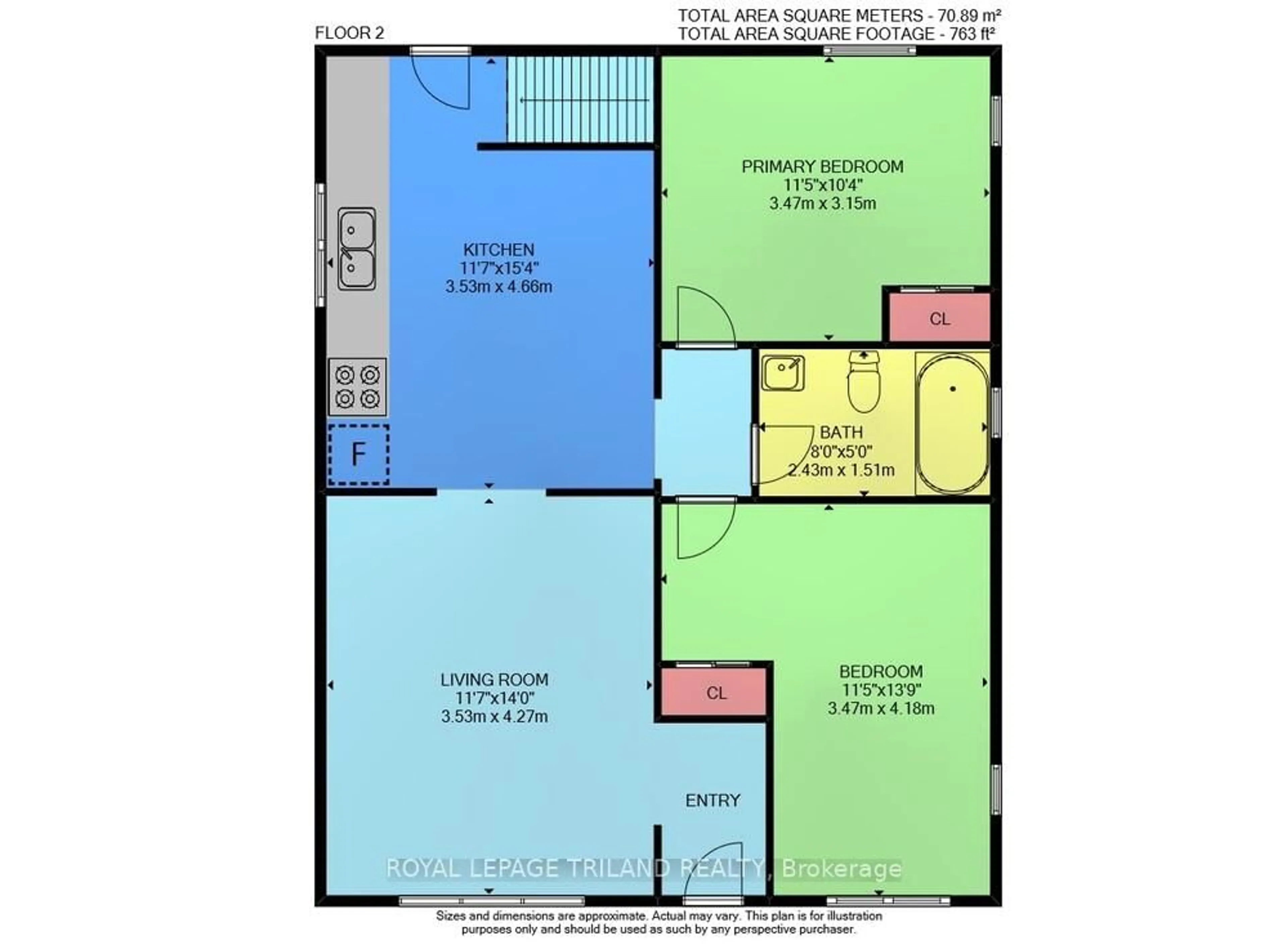 Floor plan for 114 Emery St, London South Ontario N6J 1S1
