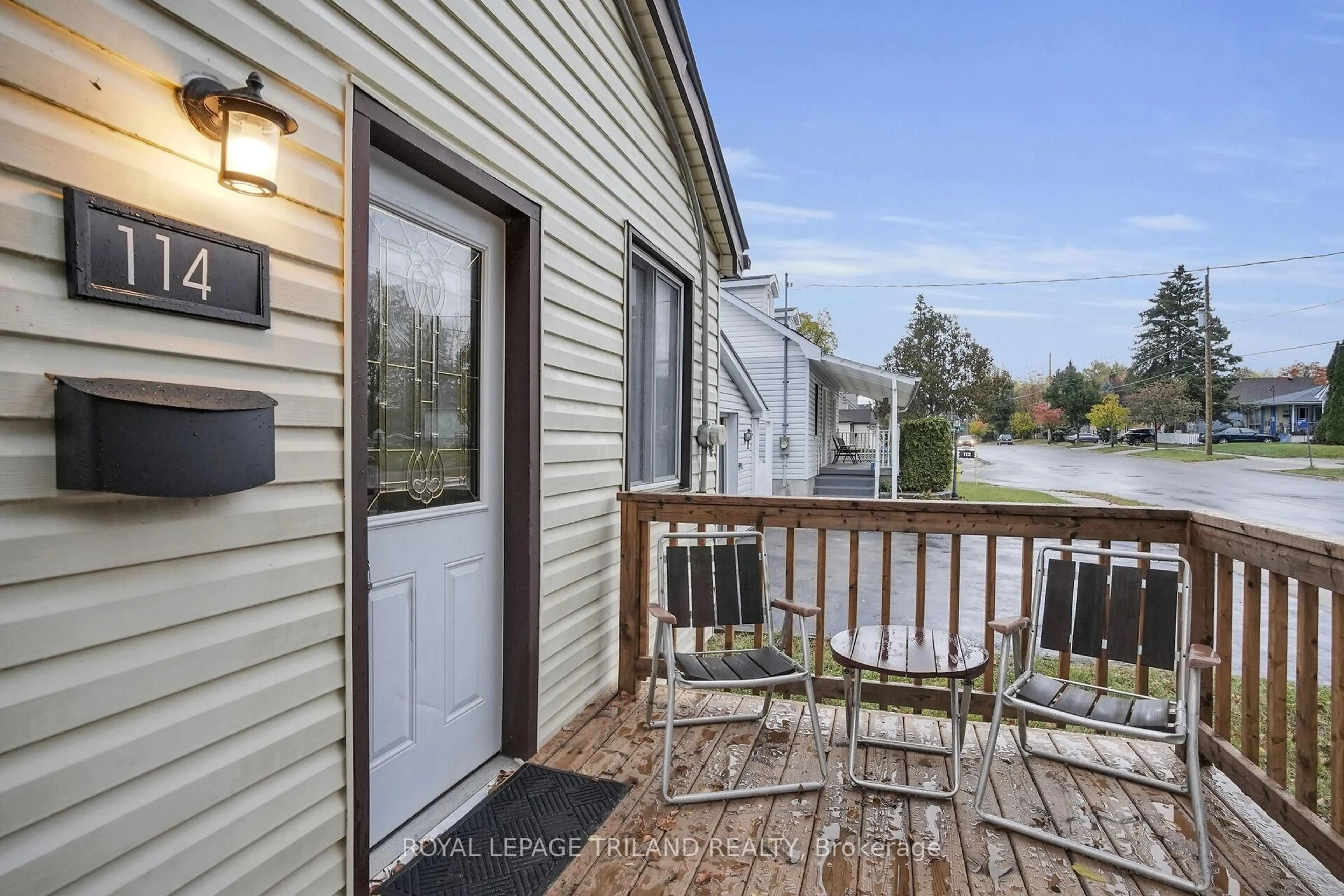 Patio, water/lake/river/ocean view for 114 Emery St, London South Ontario N6J 1S1