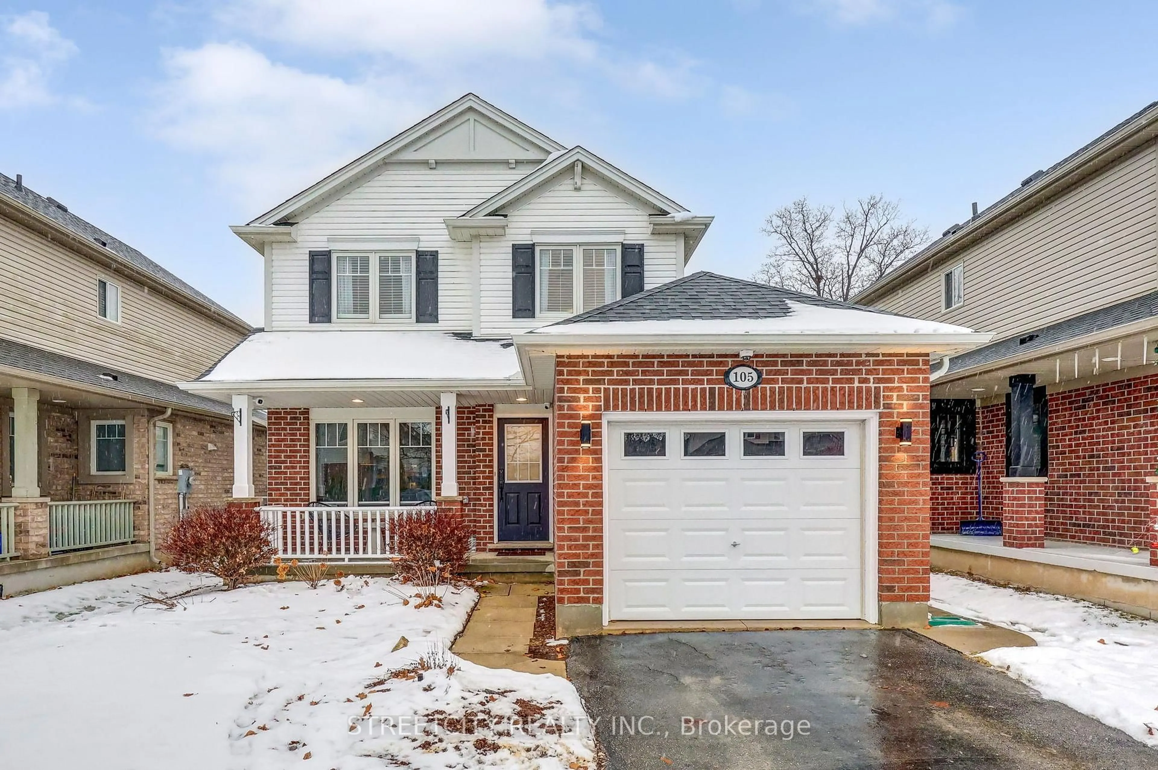 Home with brick exterior material, street for 105 Penhale Ave, St. Thomas Ontario N5R 6M3
