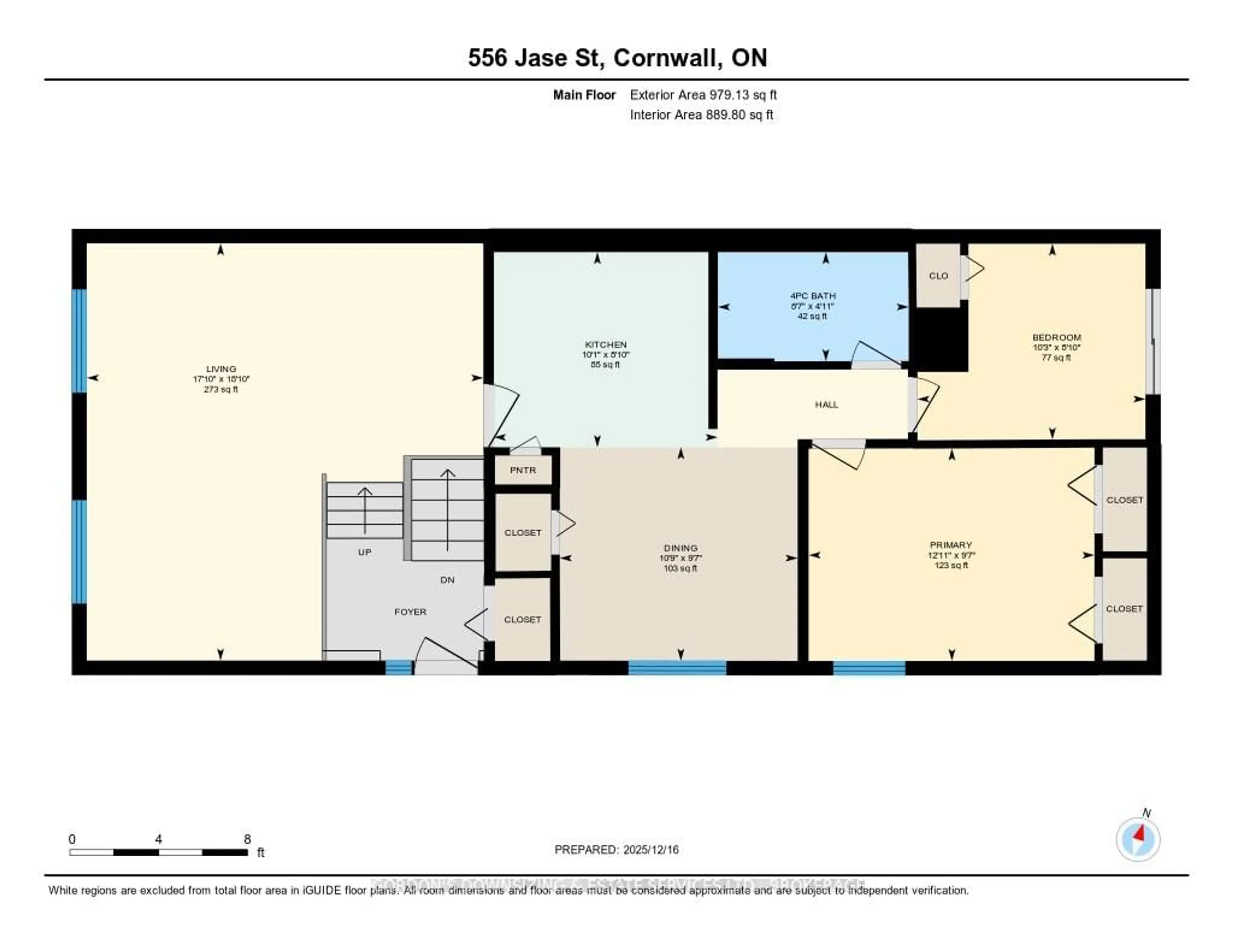 Floor plan for 556 Jase St, Cornwall Ontario K6H 7G5
