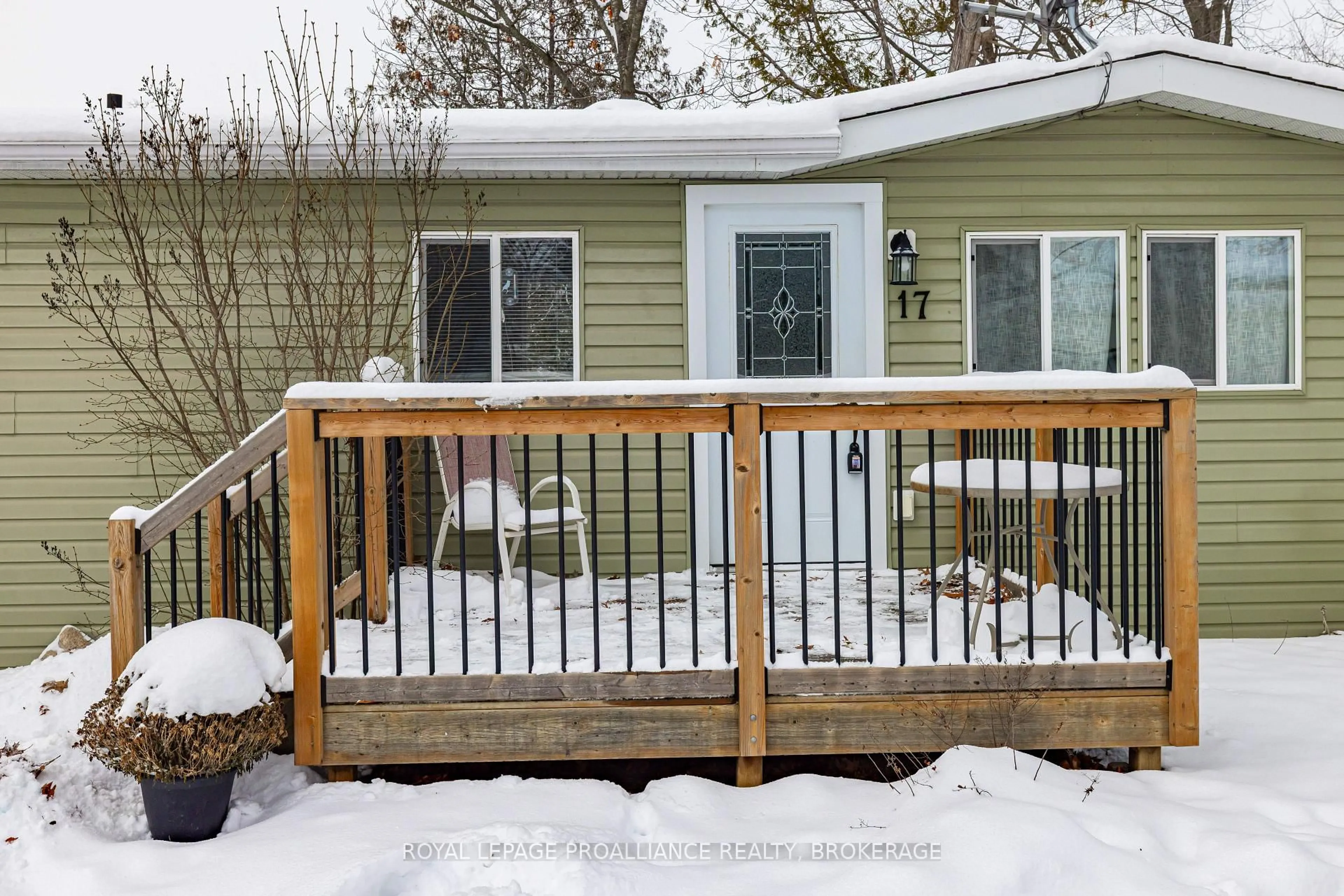 Home with vinyl exterior material, street for 5569 Bath Rd #17, Bath Ontario K0H 1G0