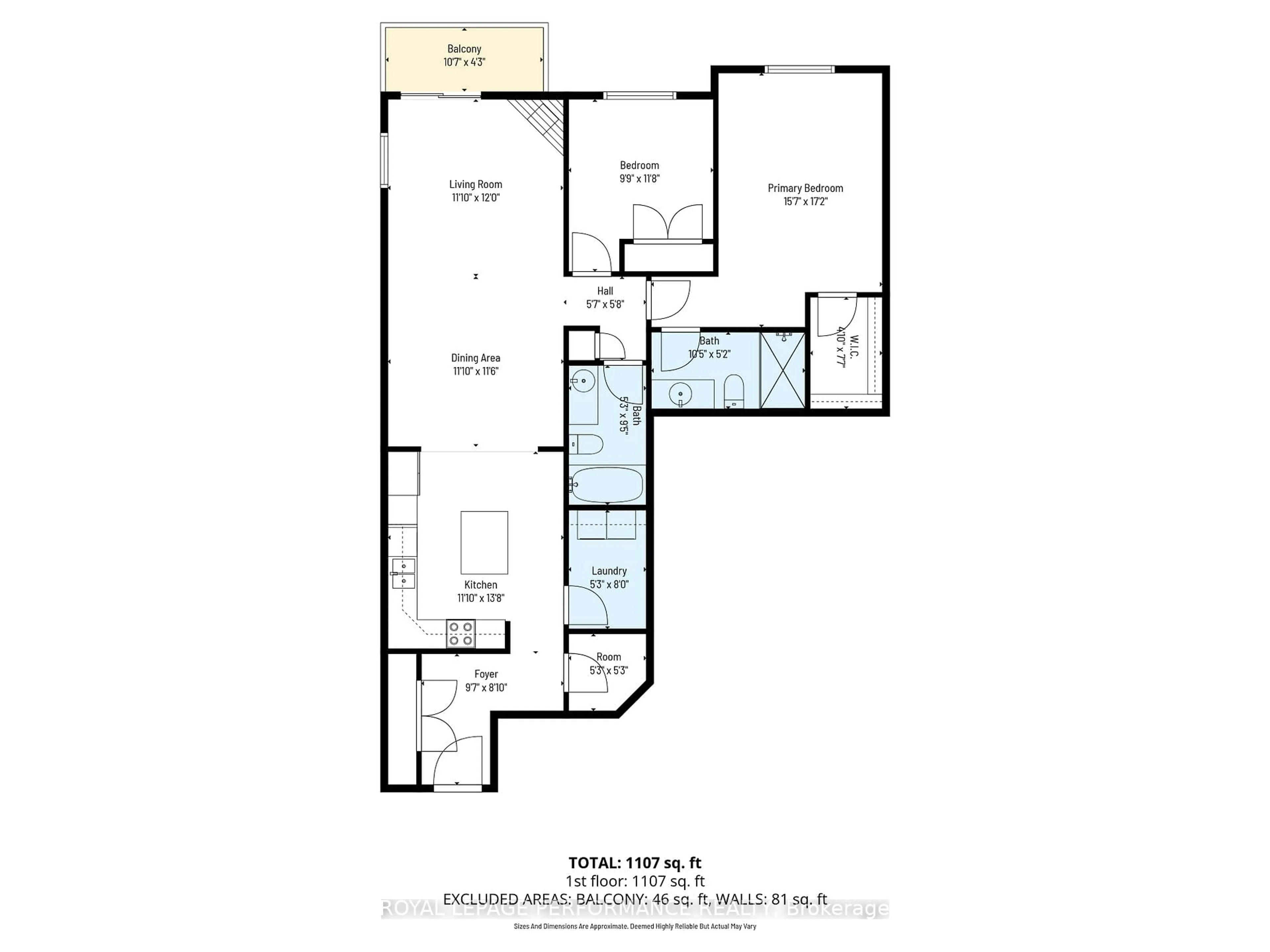 Floor plan for 300 Solstice Cres #205, Russell Ontario K0A 1W0