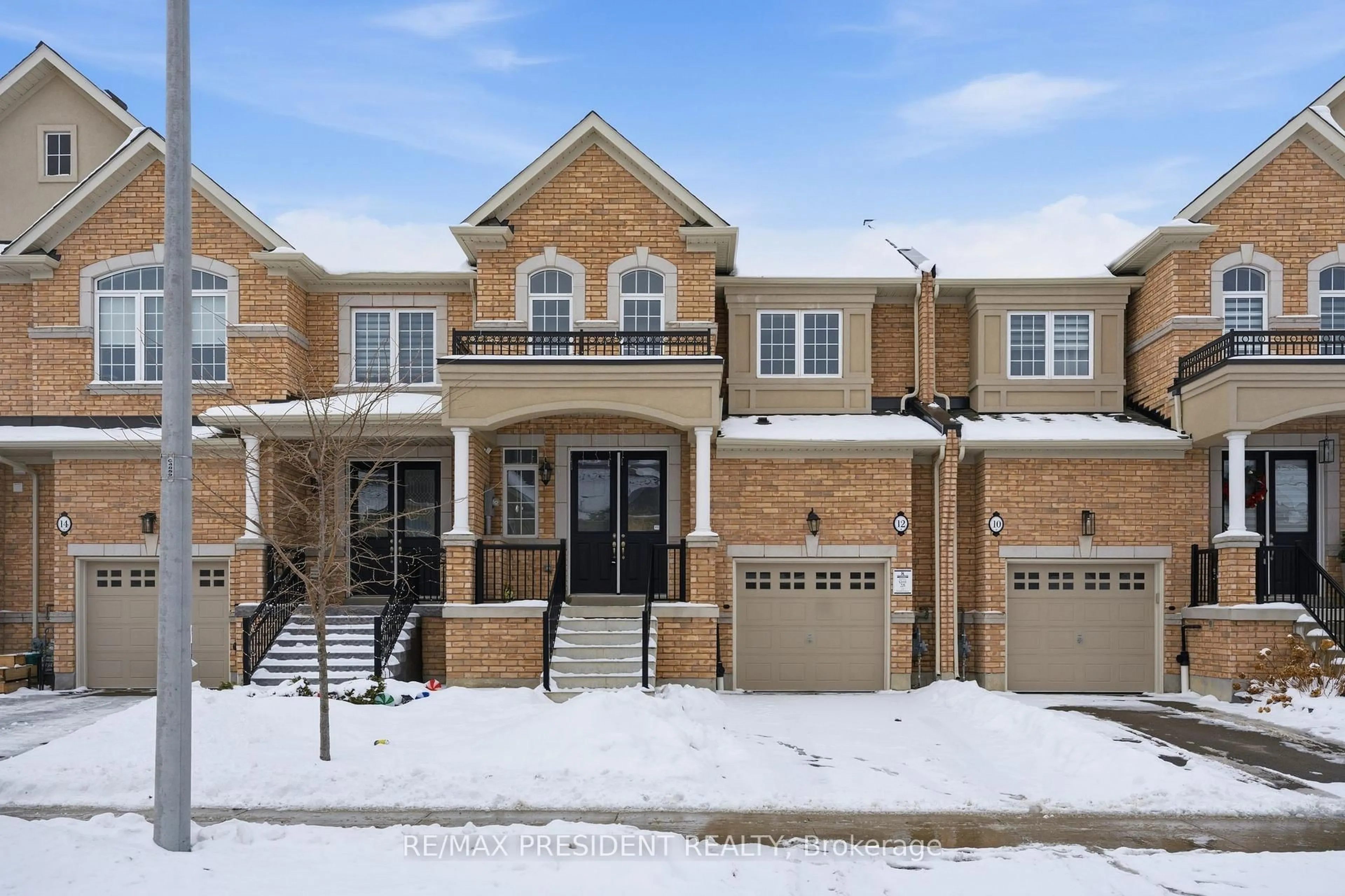 Home with brick exterior material, street for 12 Beasley Grve, Hamilton Ontario L9G 3K9