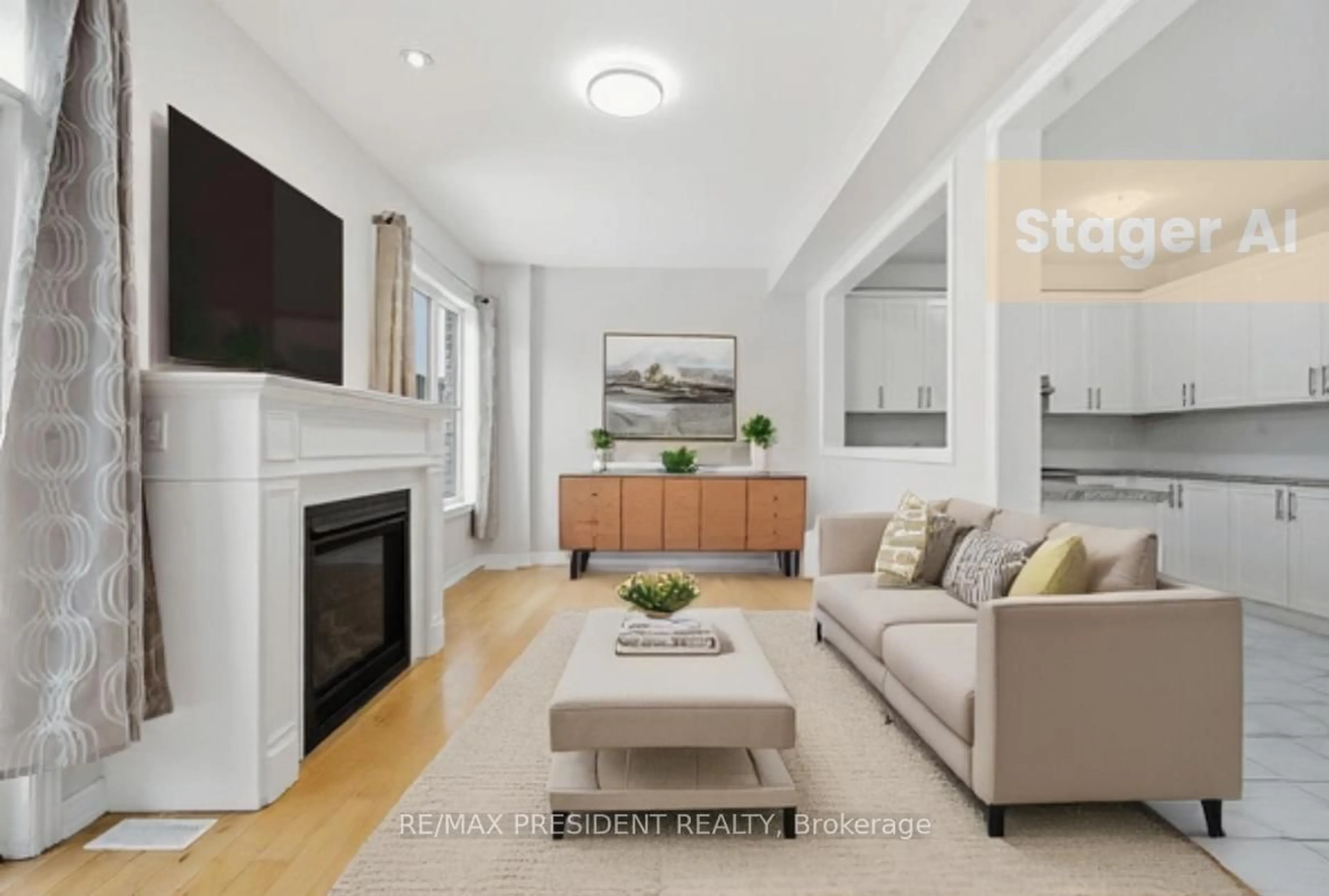 Living room with furniture, unknown for 12 Beasley Grve, Hamilton Ontario L9G 3K9