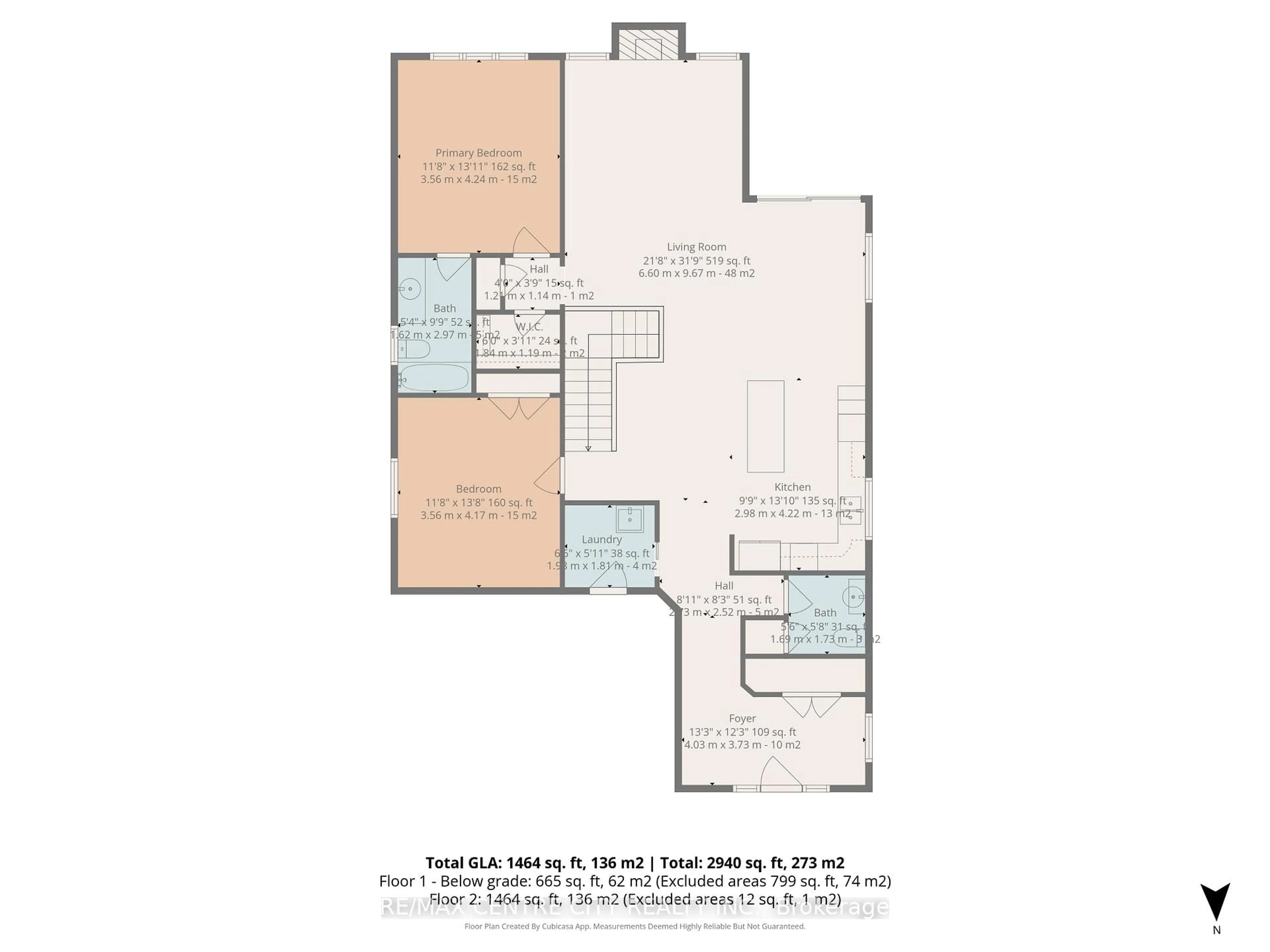 Floor plan for 234 PEACH TREE Blvd #8, St. Thomas Ontario N5R 0G8