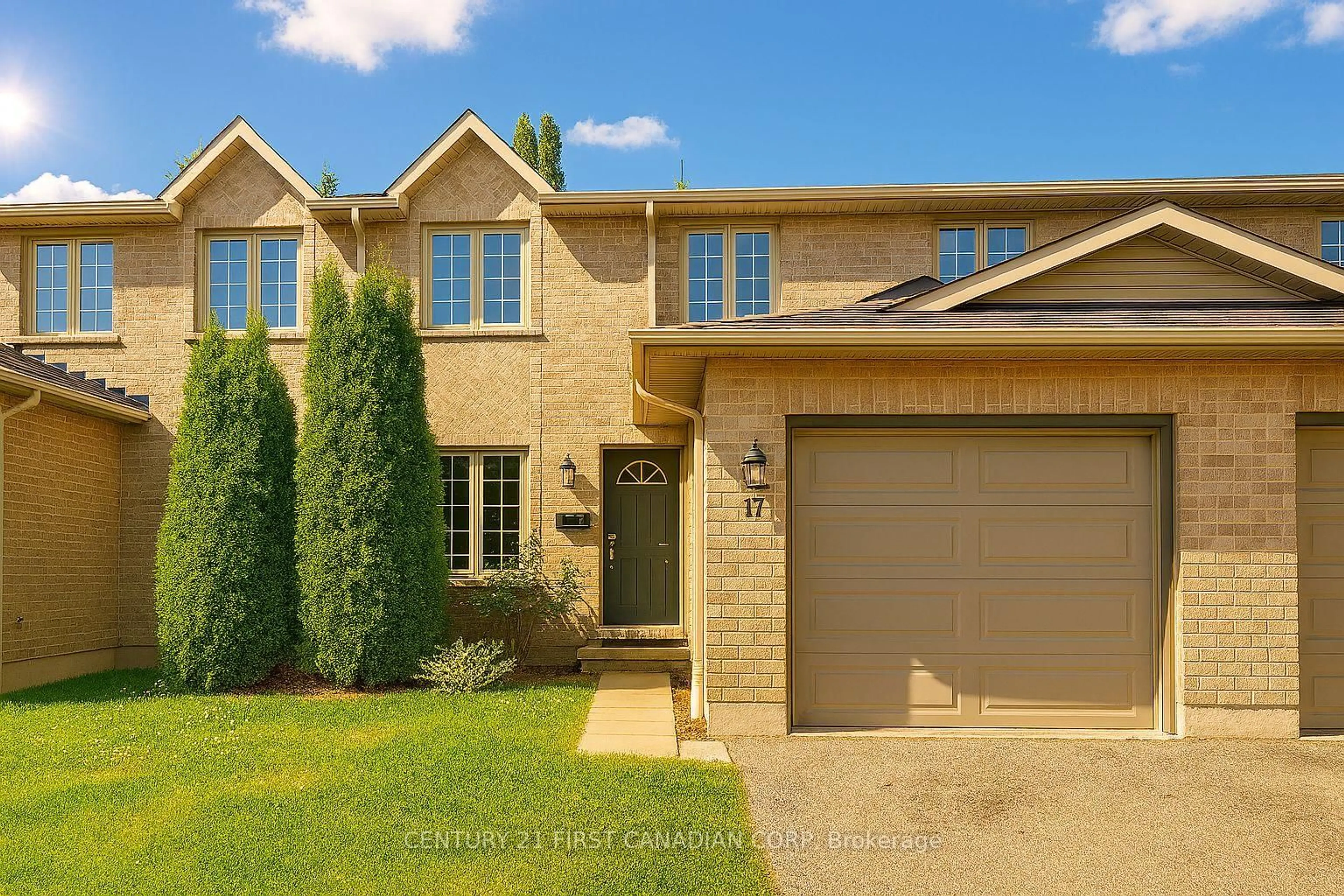Home with brick exterior material, street for 340 Ambleside Dr #17, London North Ontario N6G 4Y5