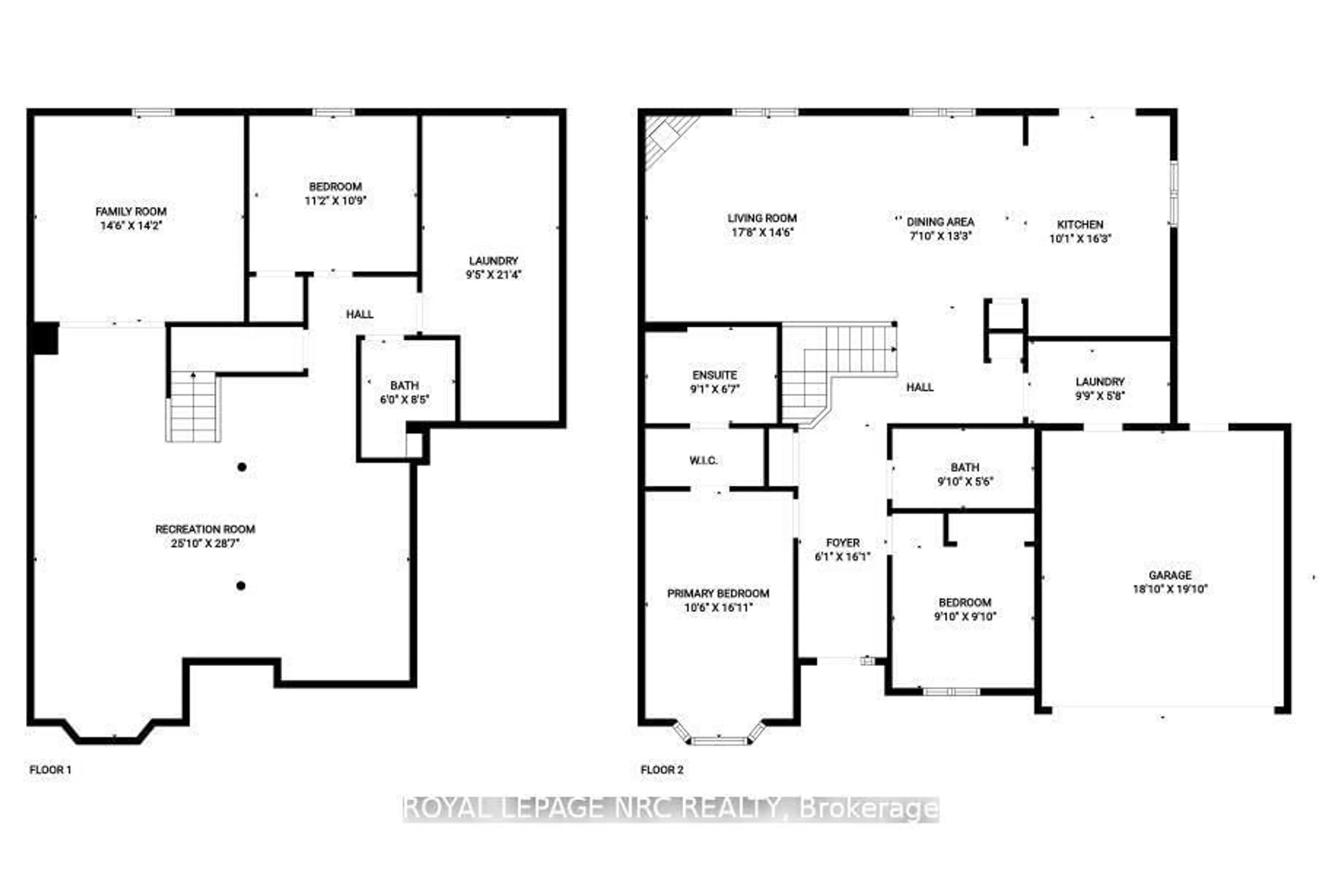 Floor plan for 105 Northernbreeze St, Hamilton Ontario L0R 1W0