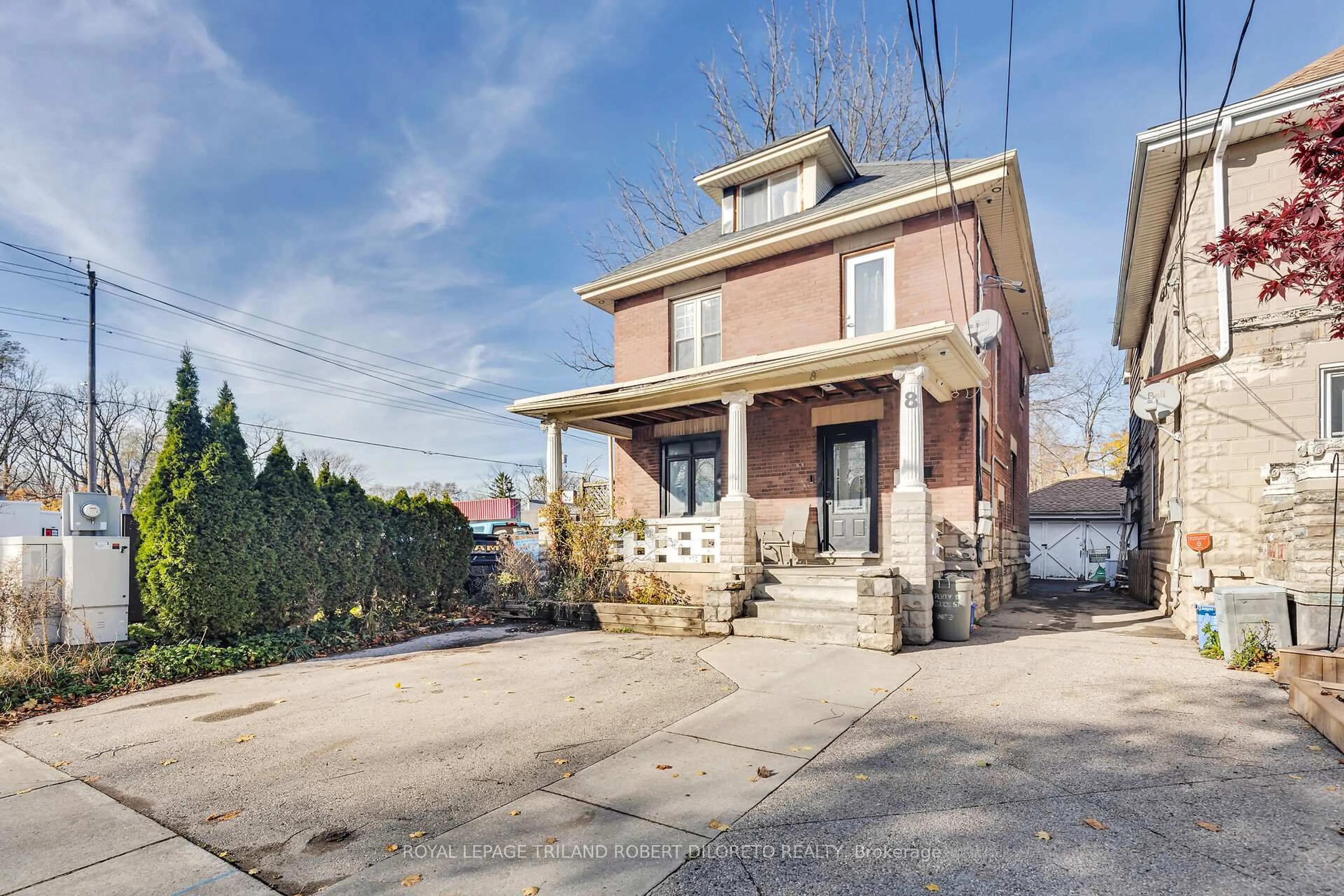 Home with brick exterior material, street for 8 Bruce St, London South Ontario N6C 1G4