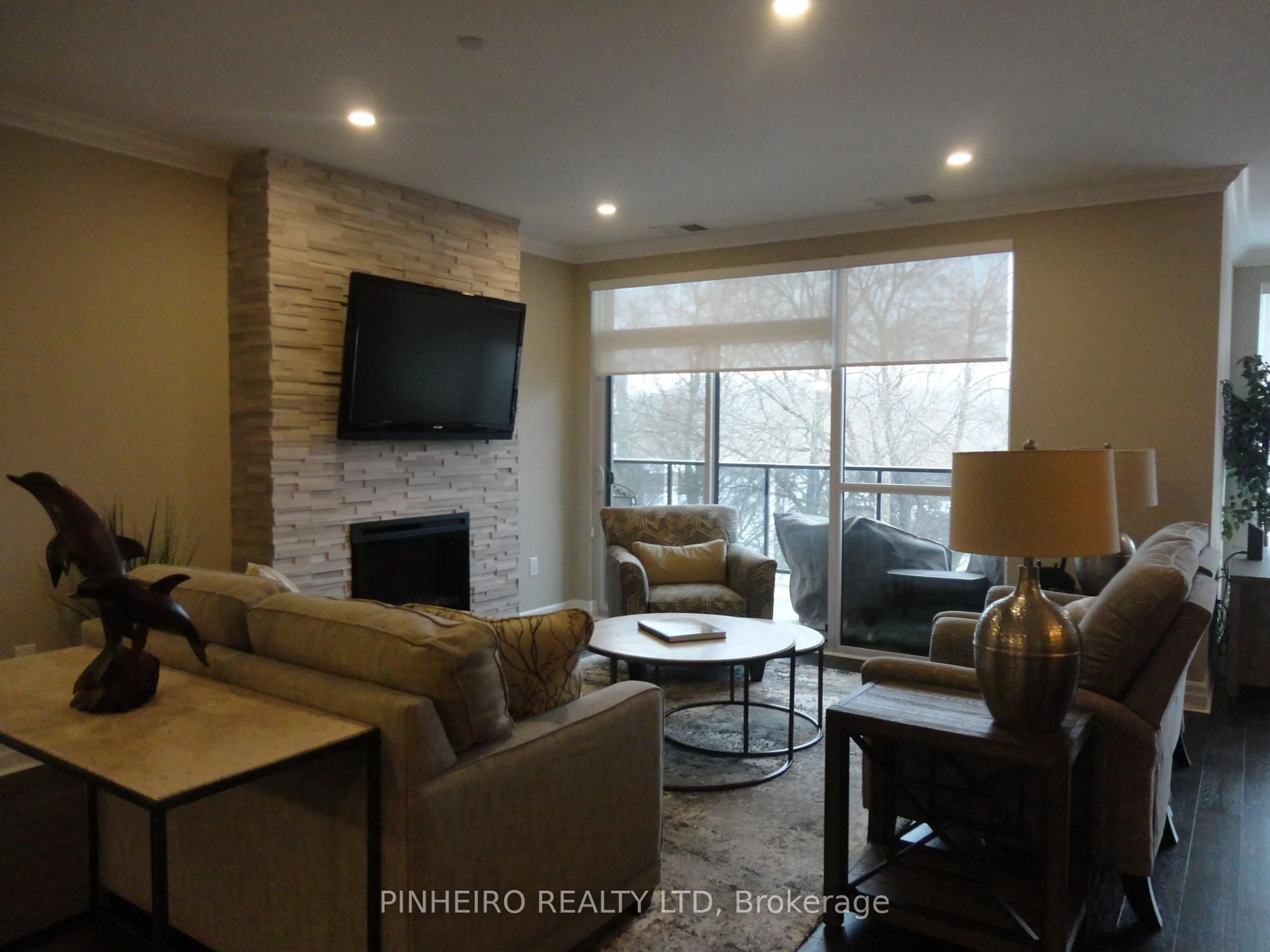 Living room with furniture, unknown for 1200 Commissioners Rd #504, London South Ontario N6K 0J7