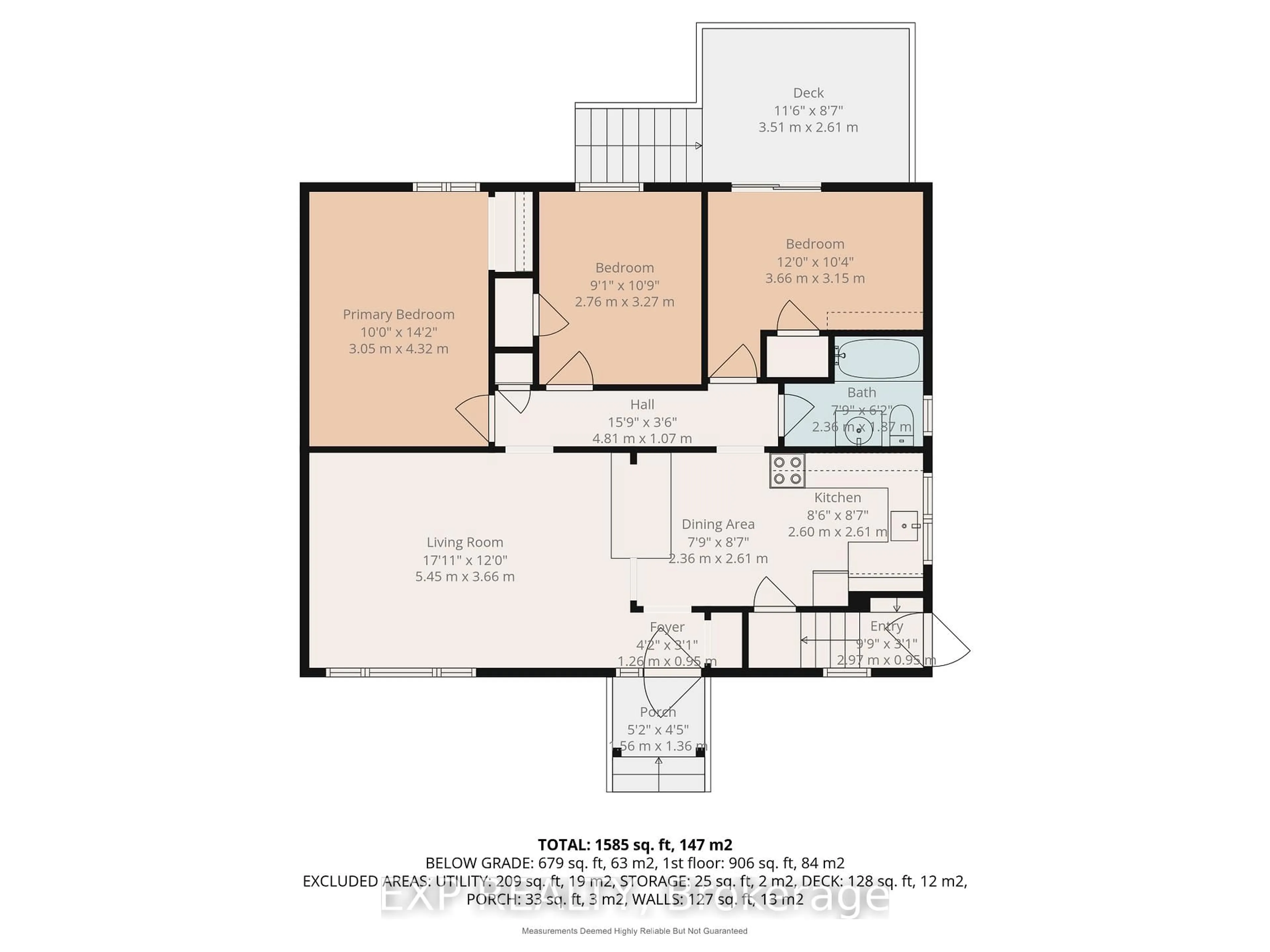 Floor plan for 38 Greenlawn Ave, Belleville Ontario K8N 4B5