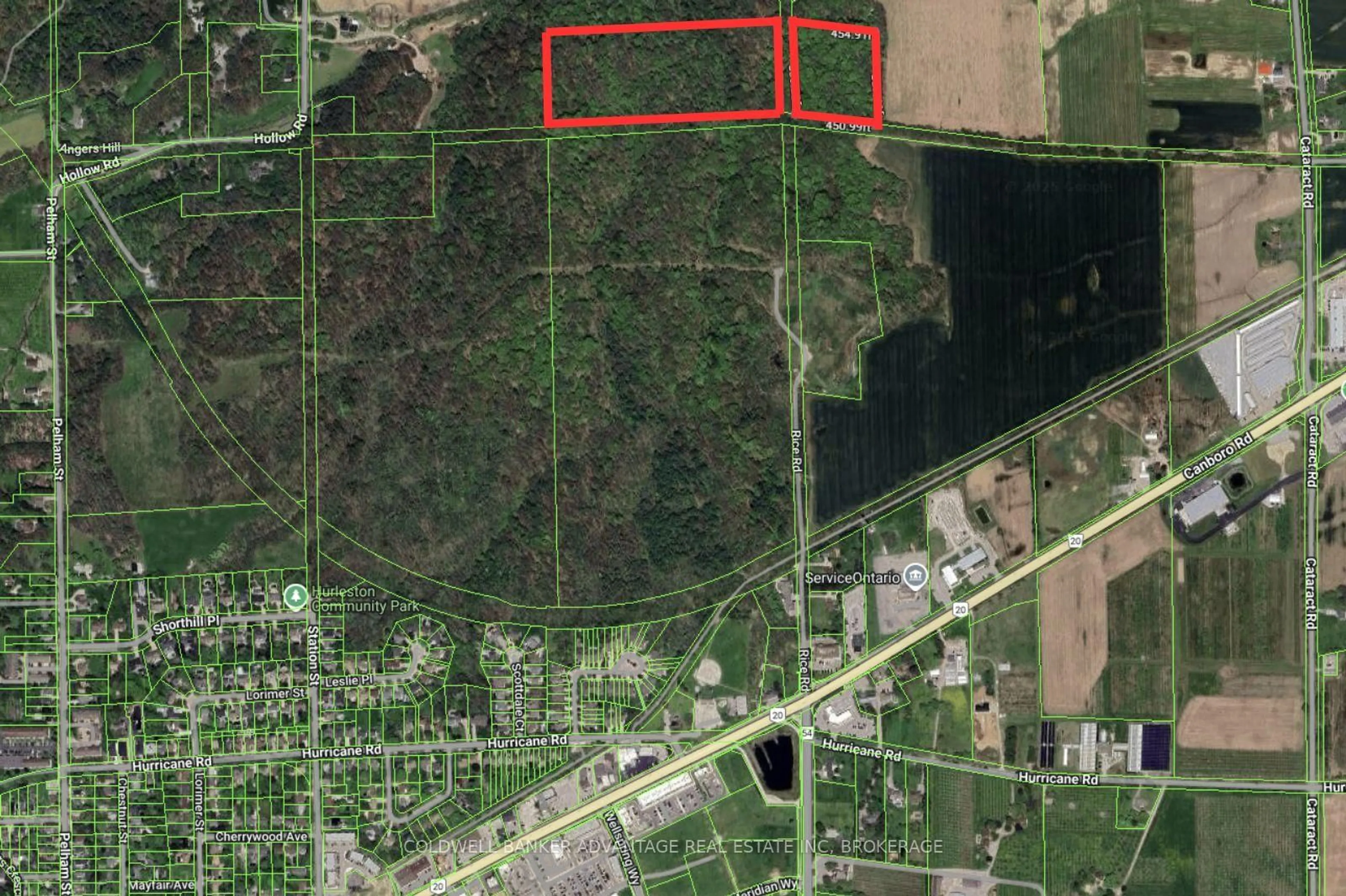 Picture of a map for 154&155 Lot, Thorold Ontario L0S 1E6