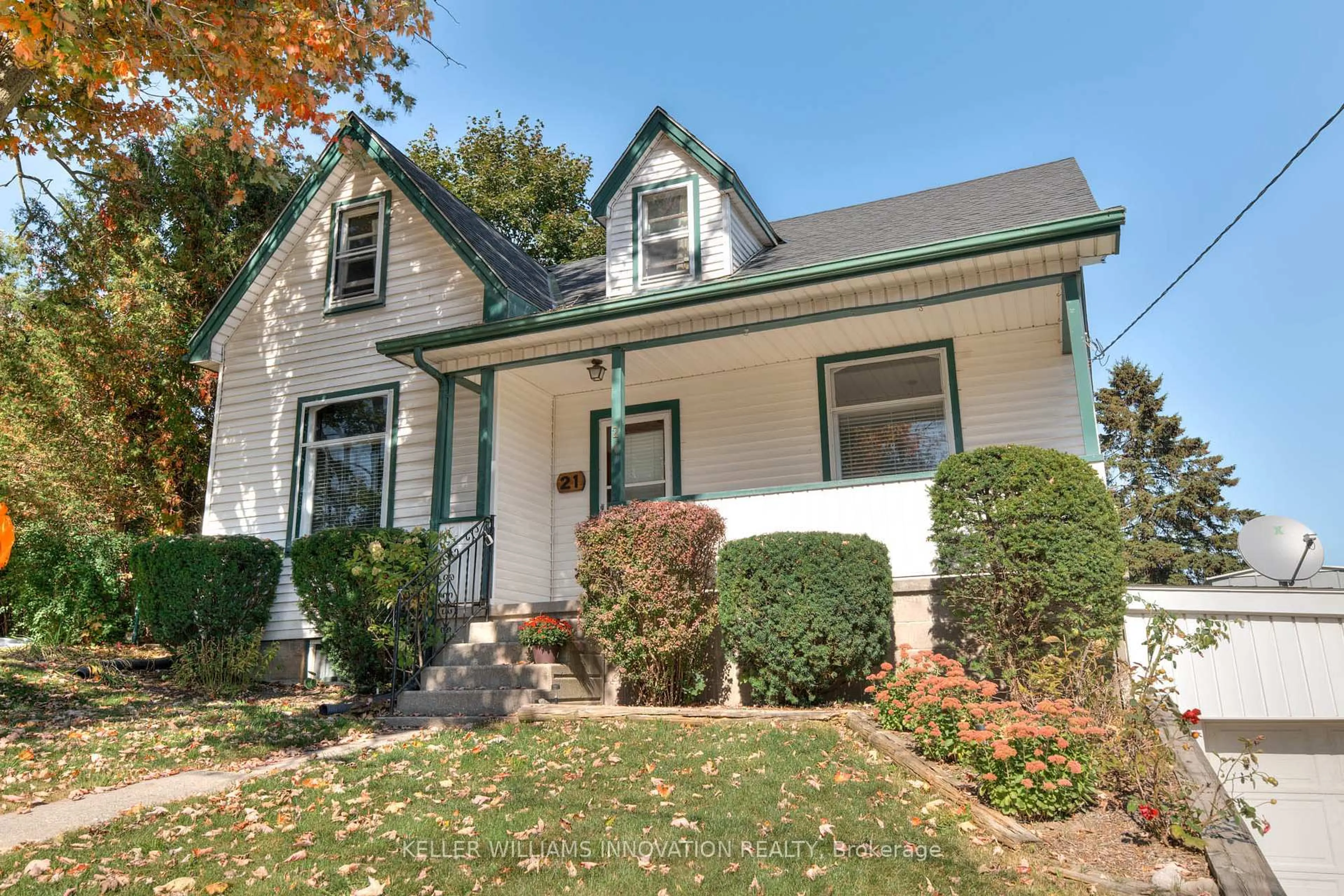 Home with vinyl exterior material, street for 21 Huron Rd, West Perth Ontario N0K 1N0