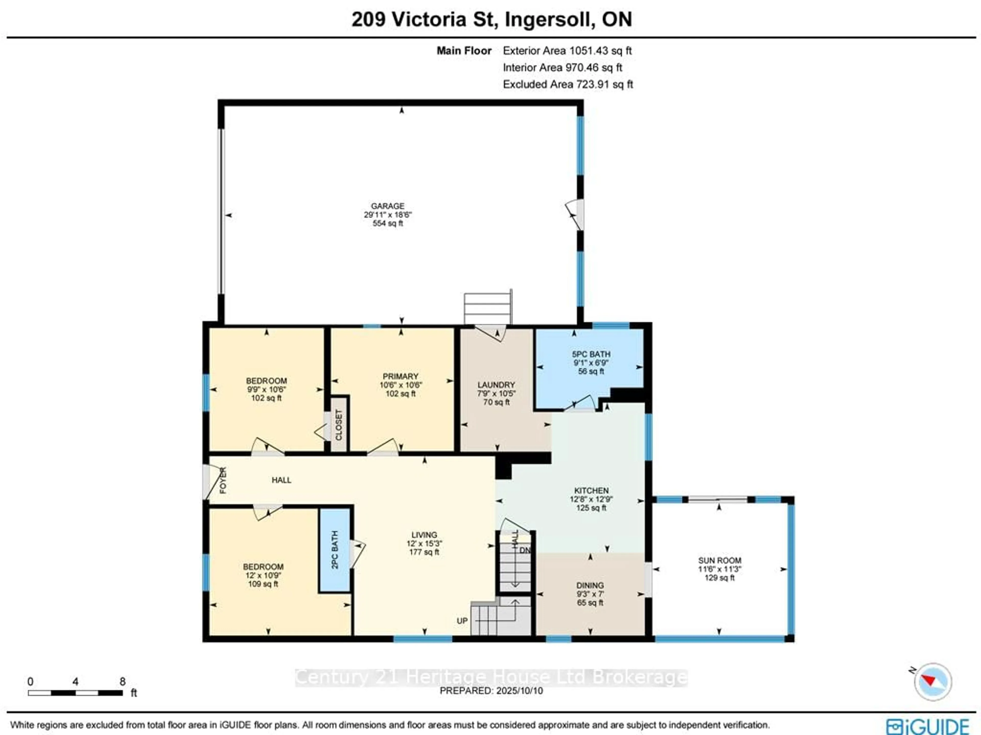 Floor plan for 209 Victoria St, Ingersoll Ontario N5C 2N2
