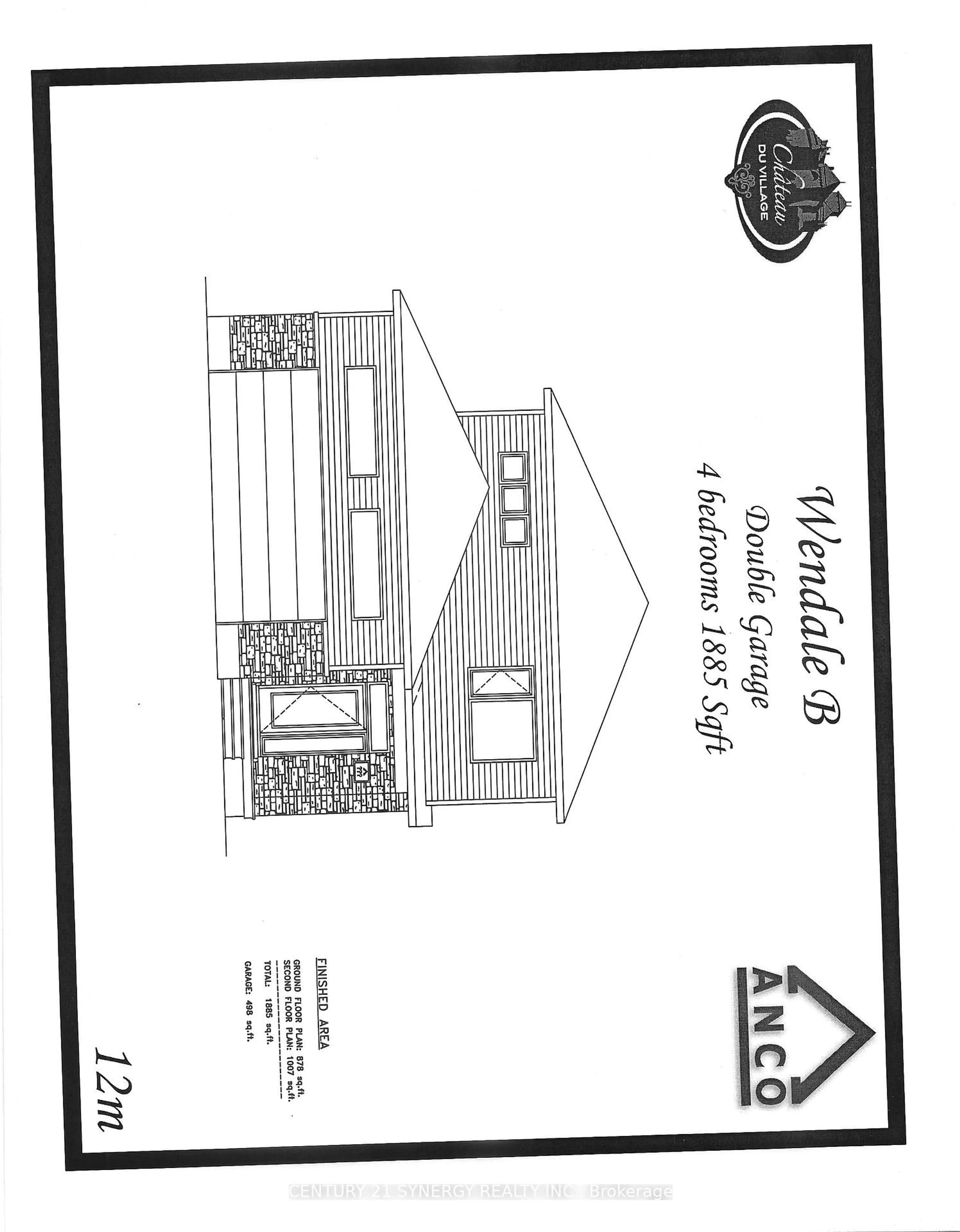 Floor plan for 527 Chambord St, Alfred and Plantagenet Ontario K0A 3K0