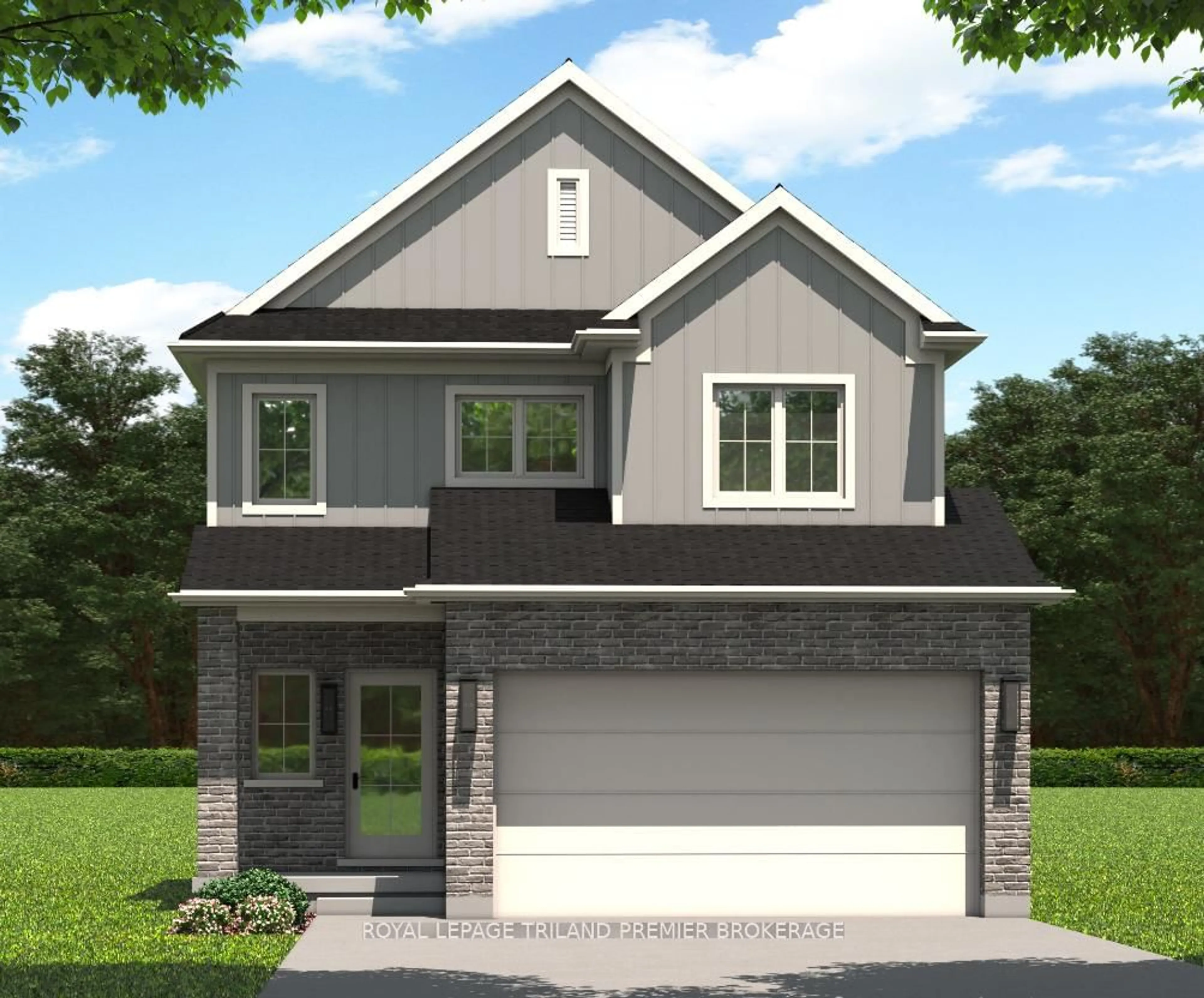 Home with brick exterior material, street for 104 DEARING Dr, South Huron Ontario N0M 1T0