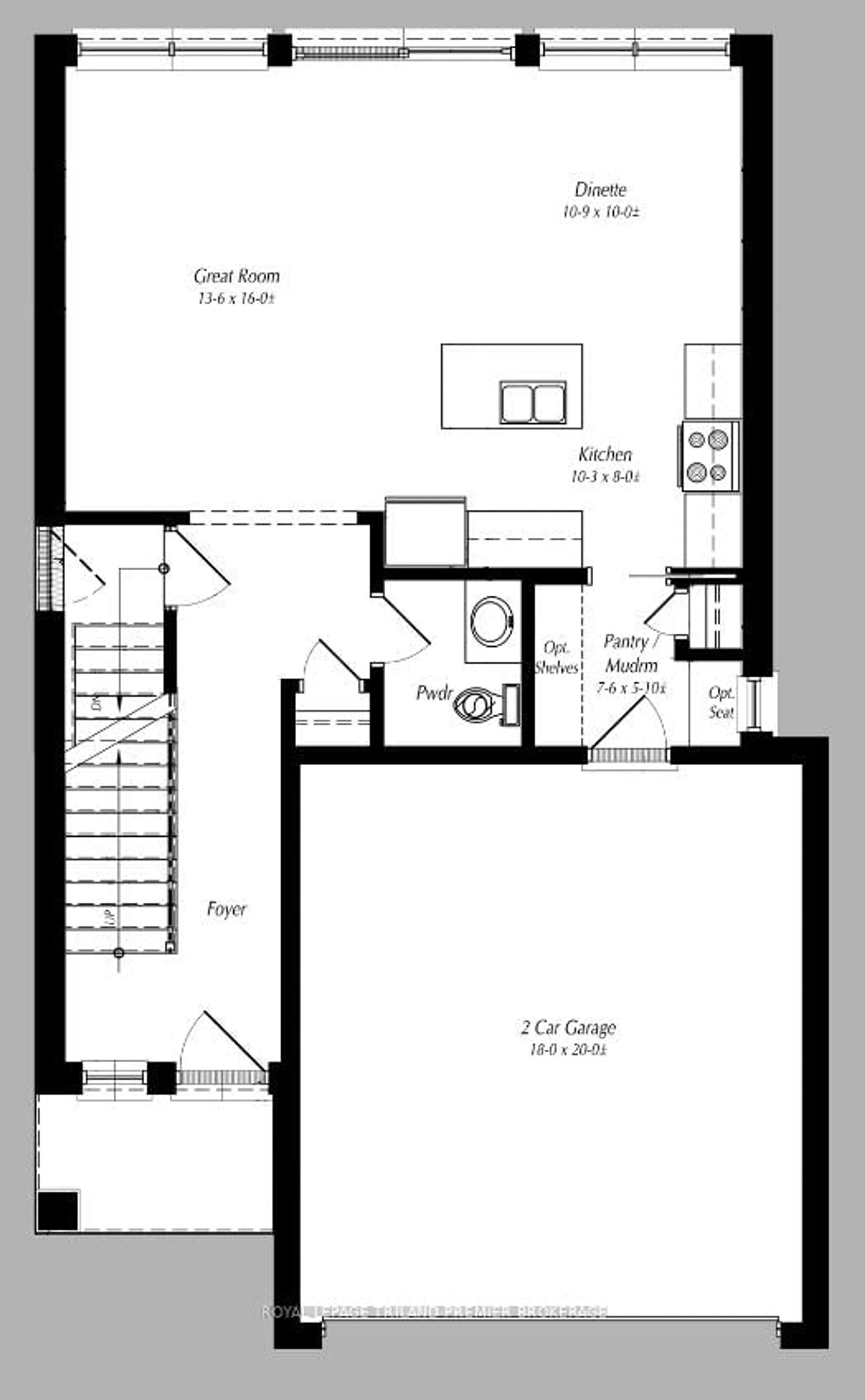 Floor plan for 104 DEARING Dr, South Huron Ontario N0M 1T0