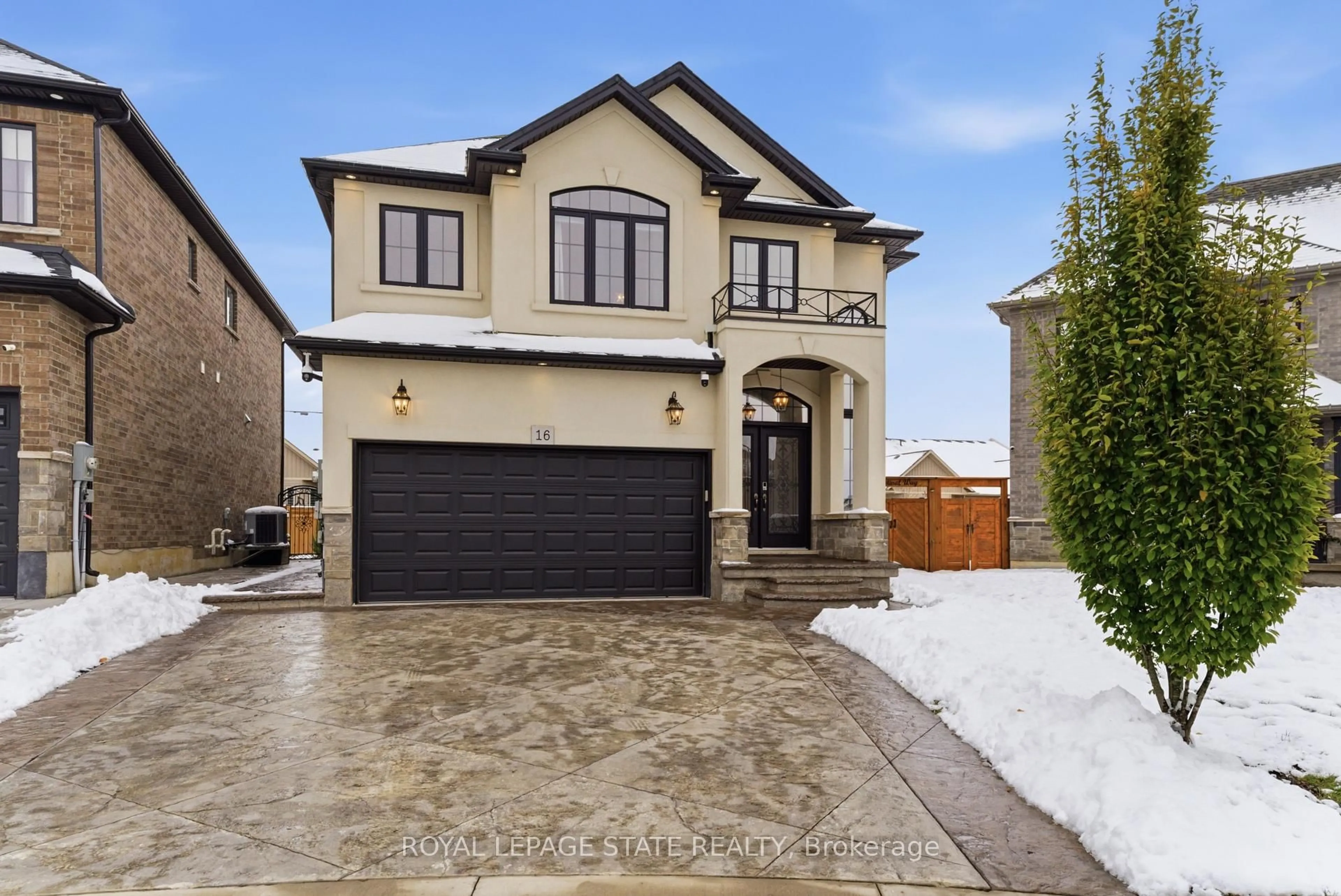 Home with brick exterior material, street for 16 Festival Way, Hamilton Ontario L0R 1C0